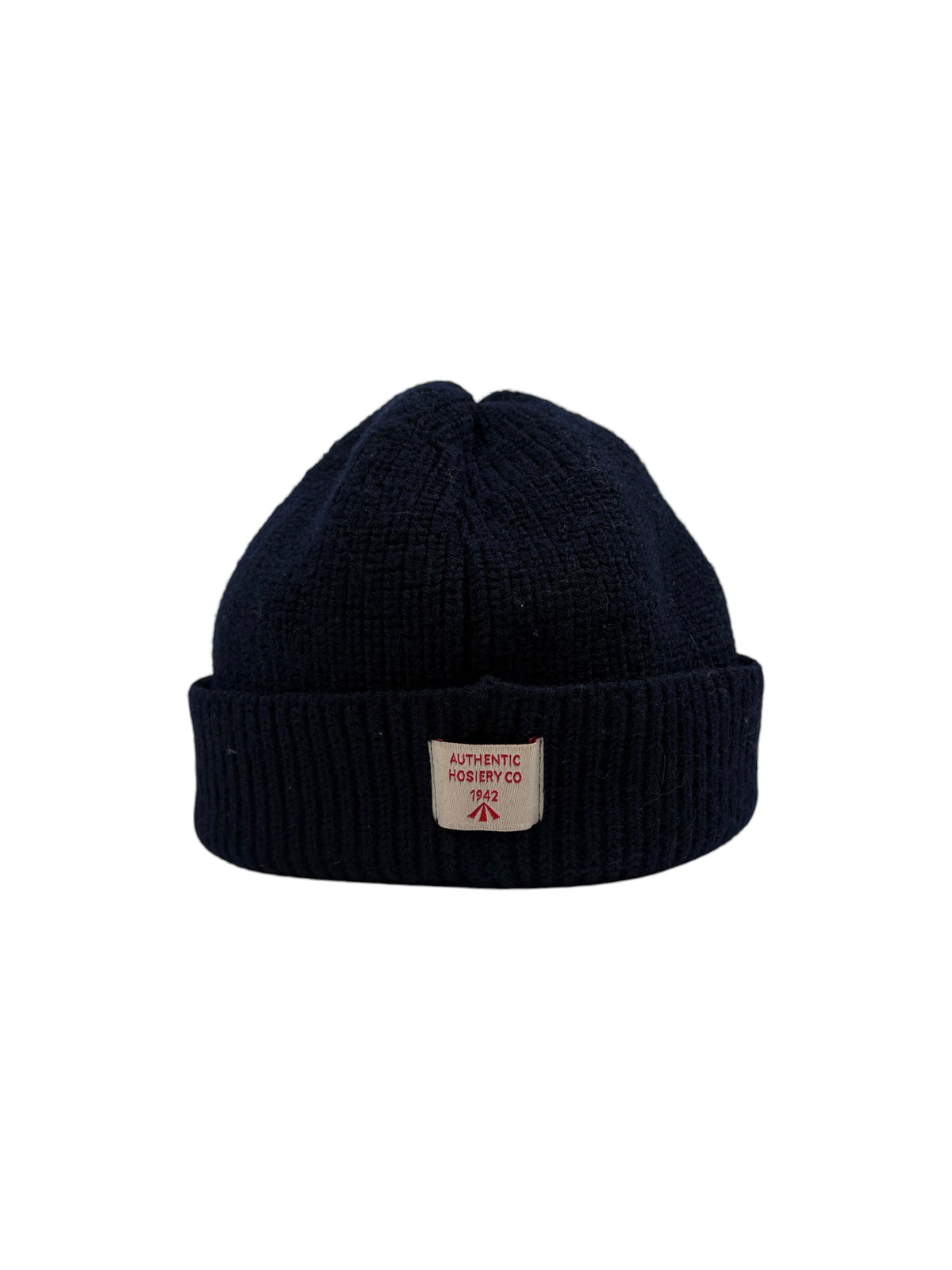 Nigel Cabourn Authentic Navy Solid Beanie
