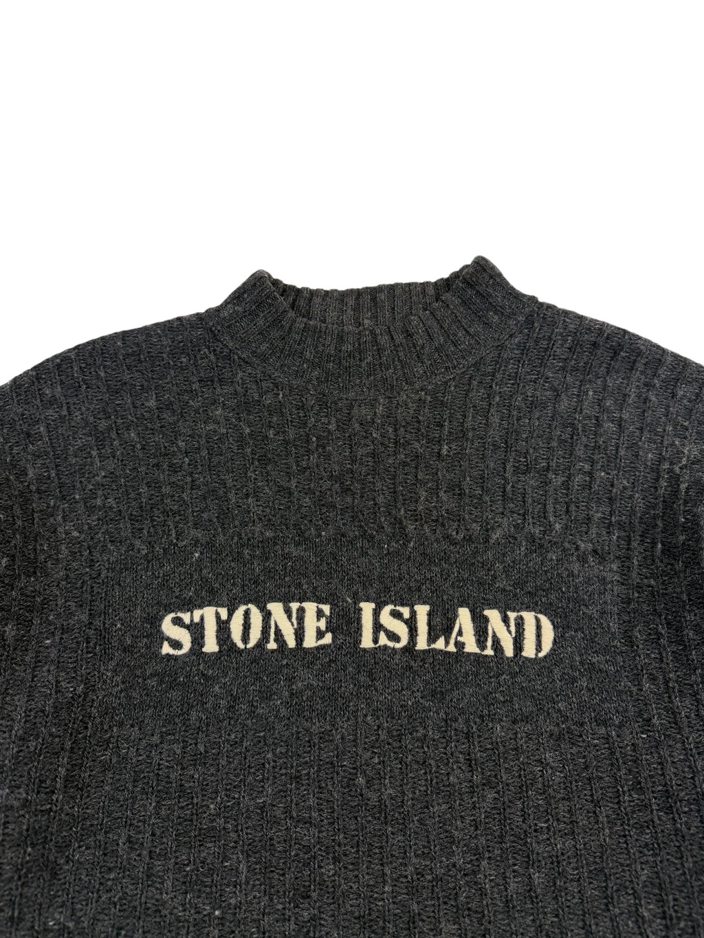 Stone Island AW86 Spell-Out Wool Knit