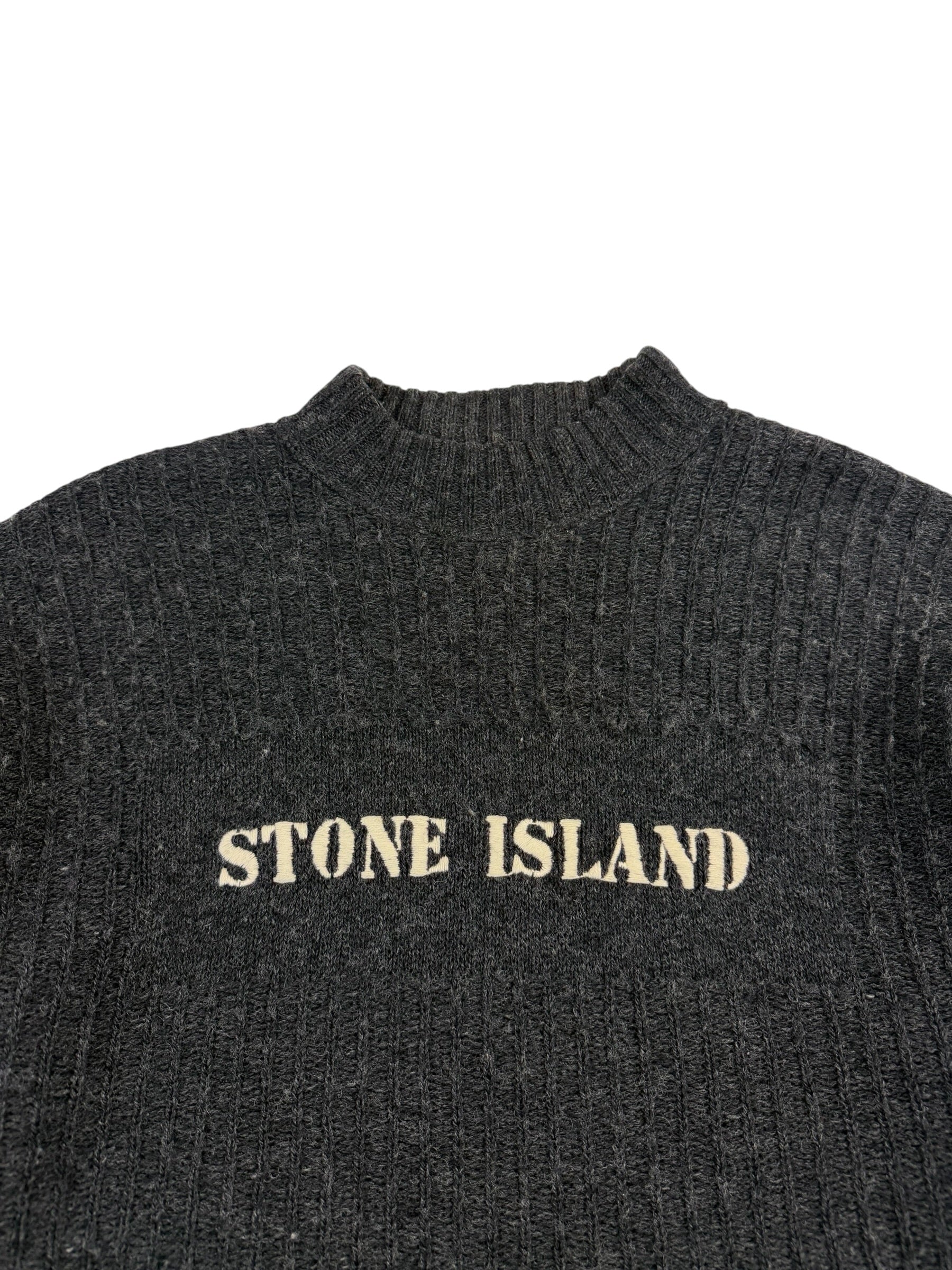 Stone Island AW86 Spell-Out Wool Knit
