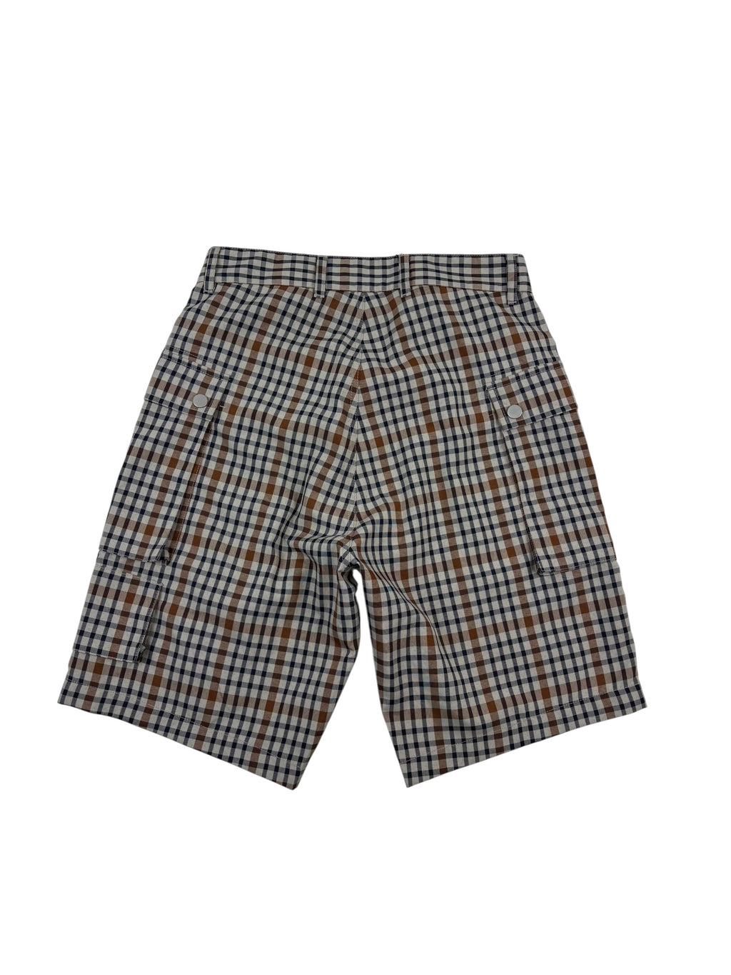 Nigel Cabourn Stone Check-4 Tool Shorts