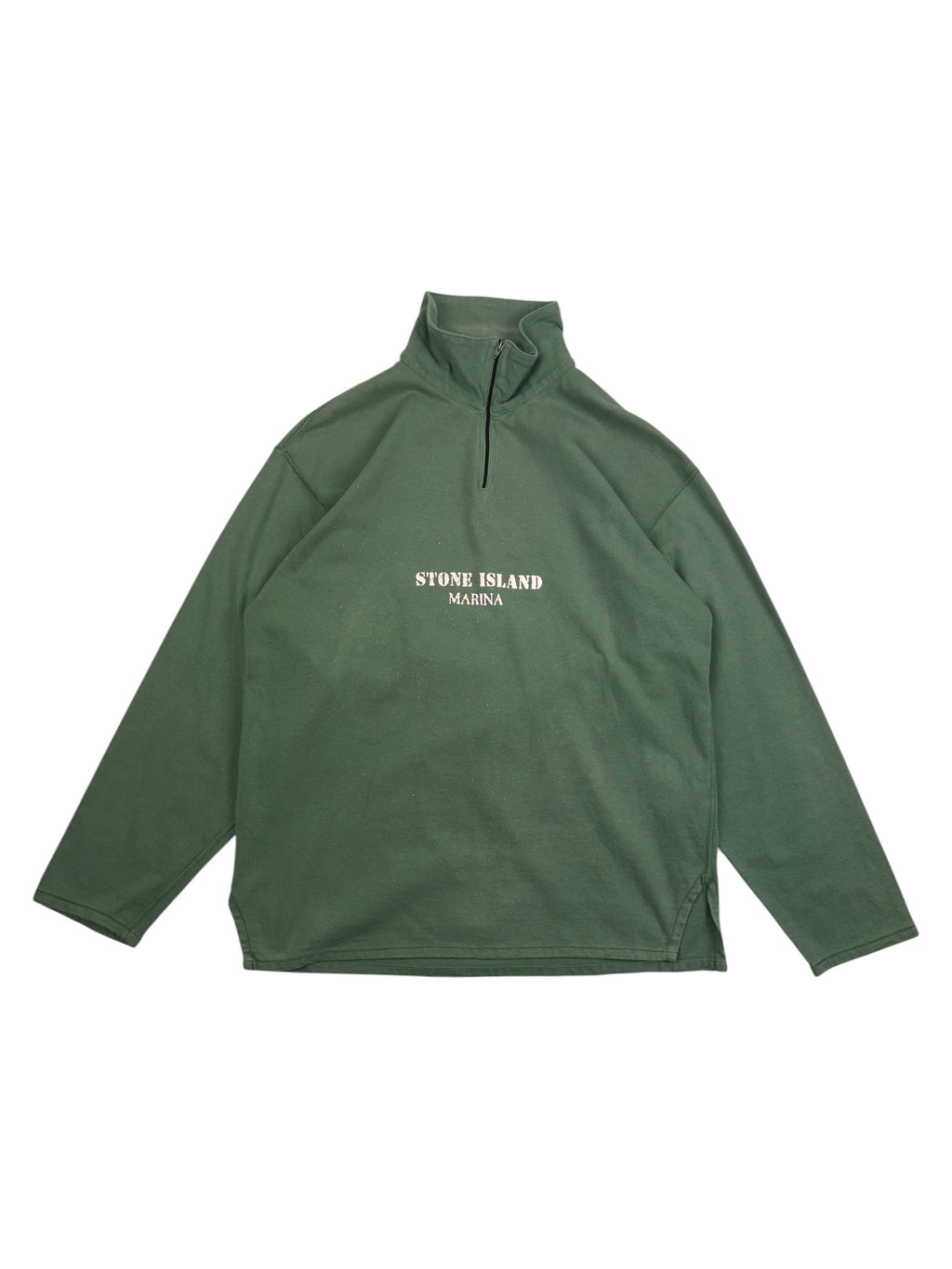 Stone Island Marina 90s Quarter Zip Sweatshirt