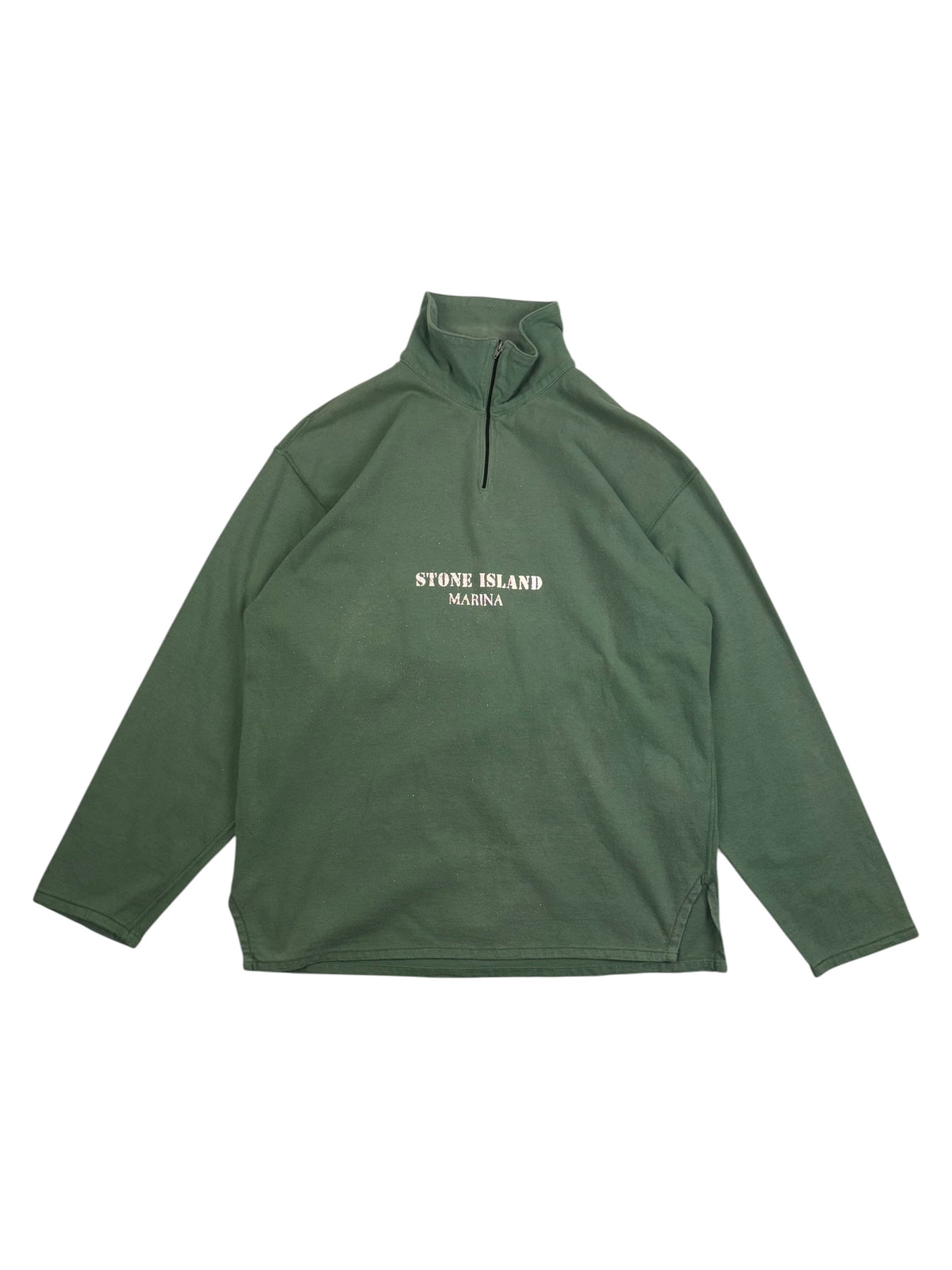 Stone Island Marina 90s Quarter Zip Sweatshirt