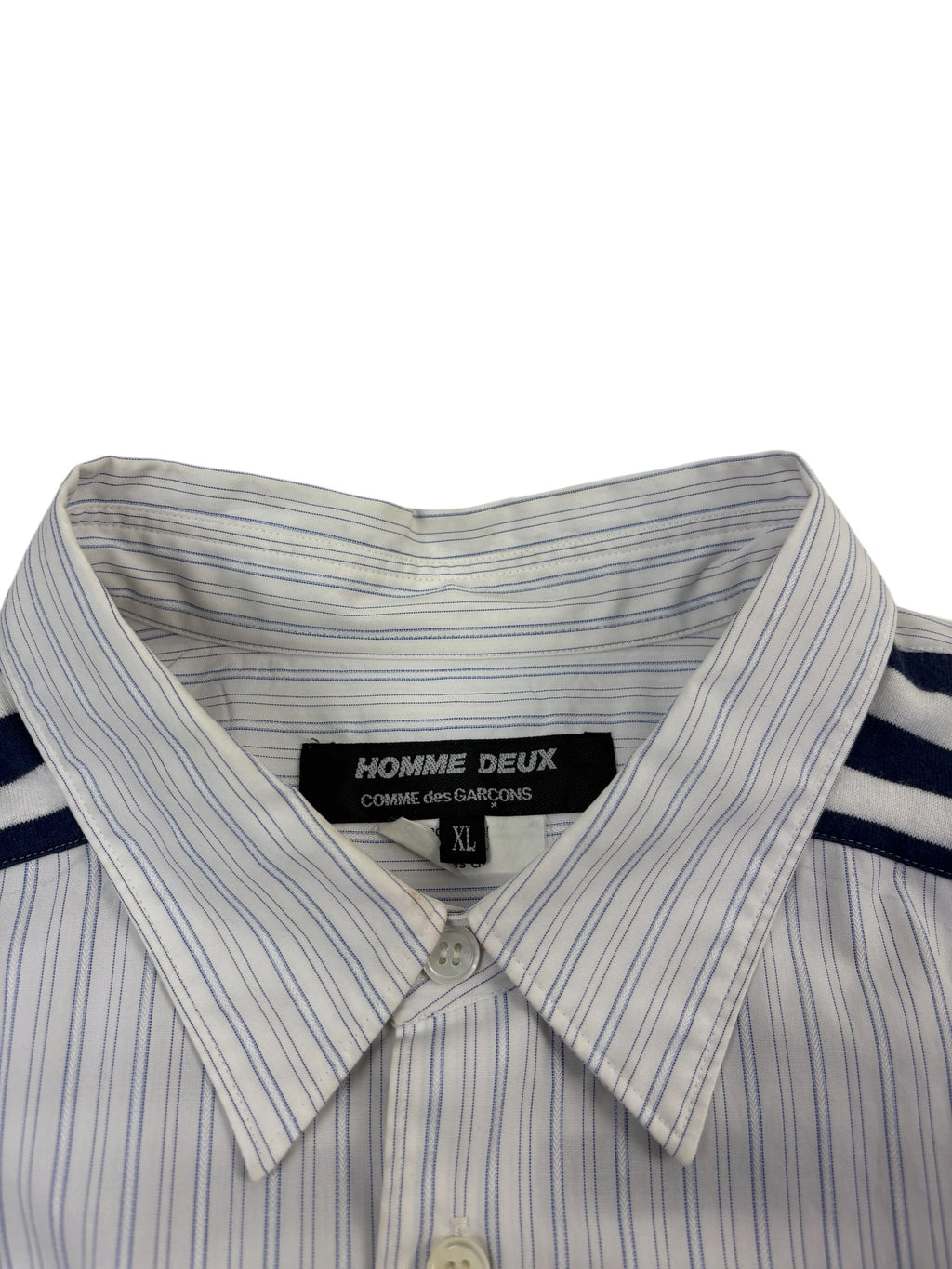 Comme Des Garçons Homme Deux Striped Cotton Shirt