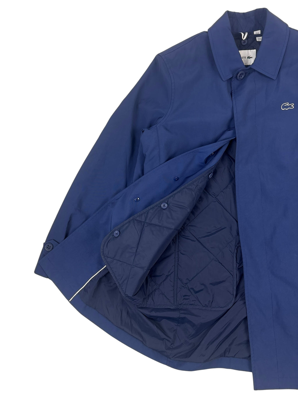 Lacoste Showerproof Cotton Twill Trench Coat