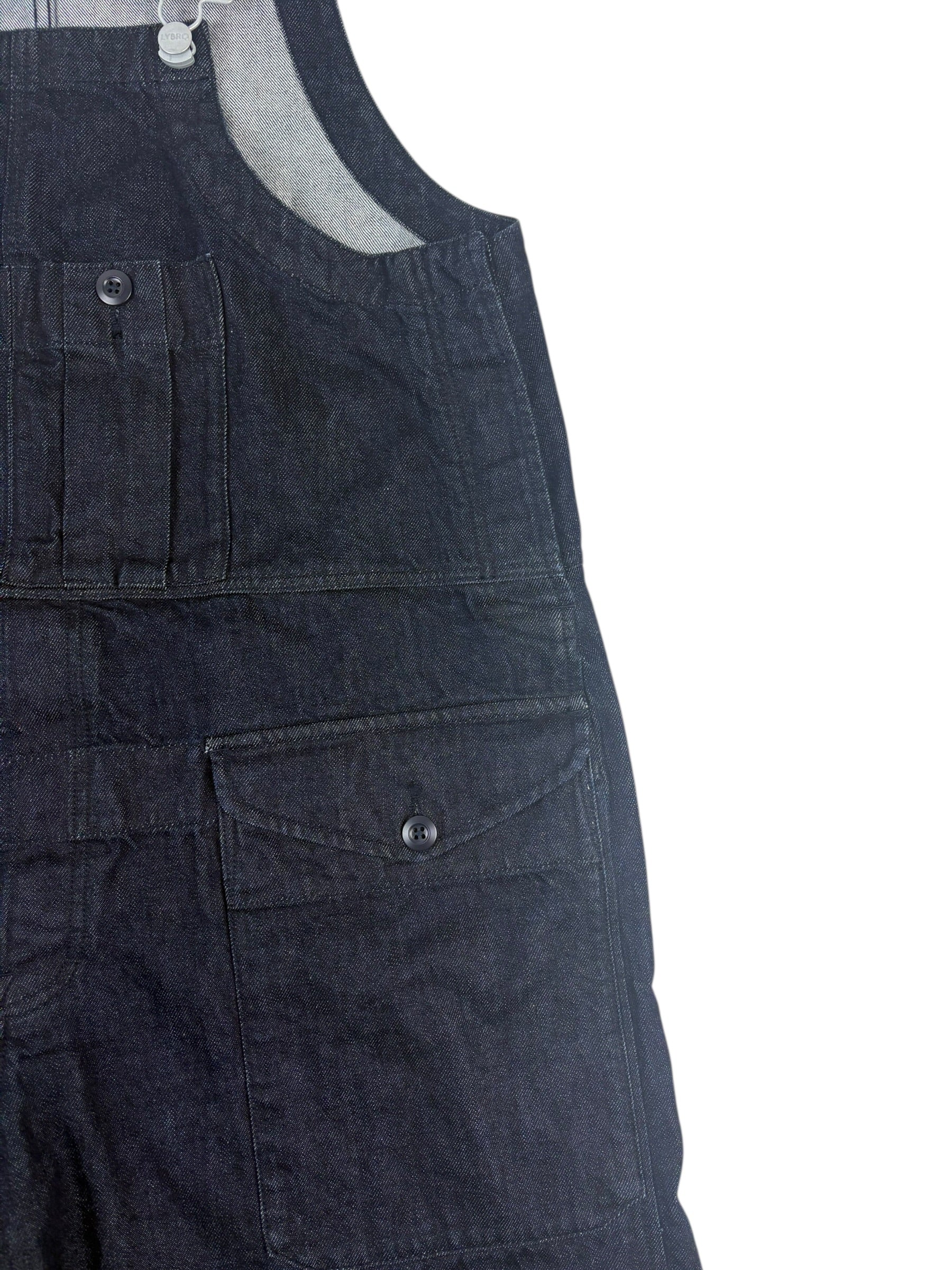 Nigel Cabourn Lybro Railway Indigo Denim Dungarees