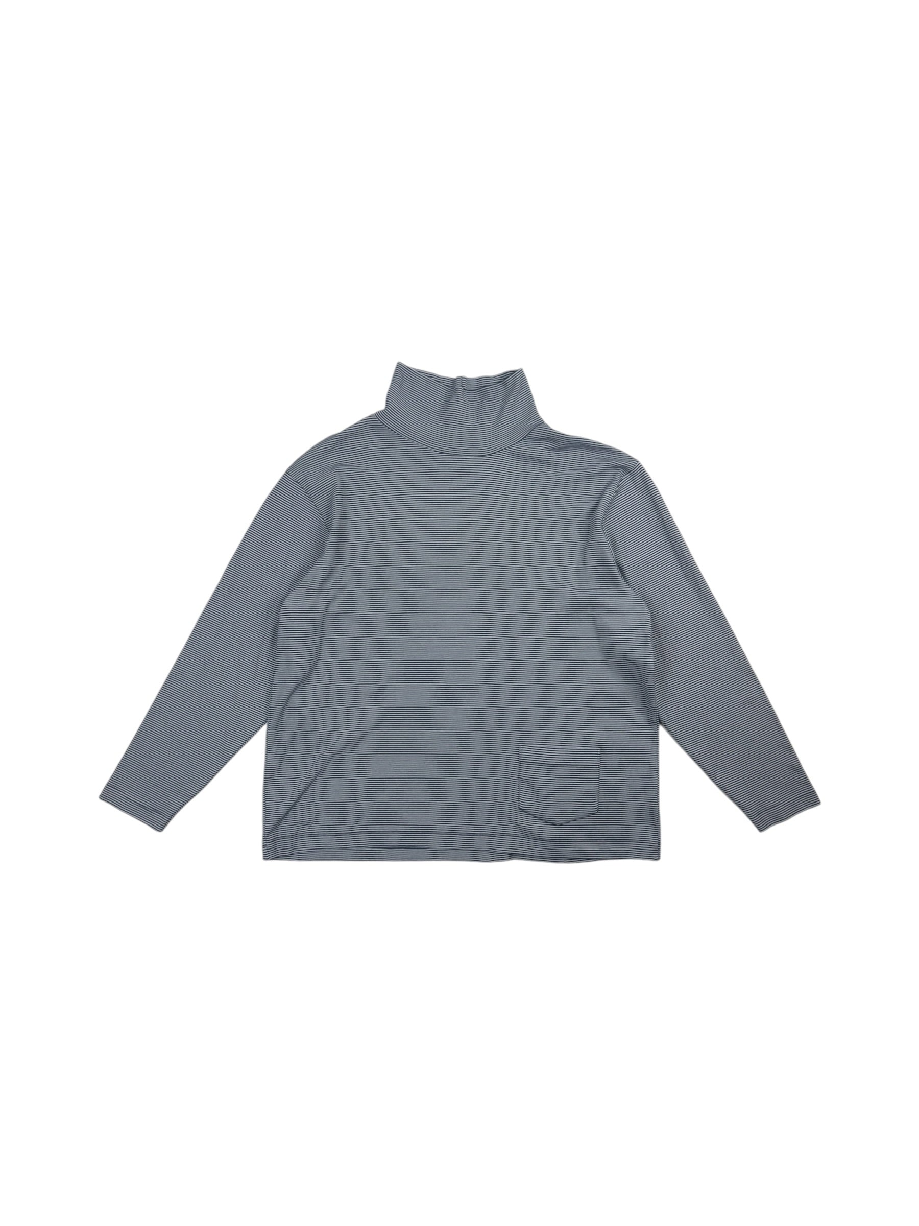 Nigel Cabourn x Sunspel Roll Neck Stripe Jersey