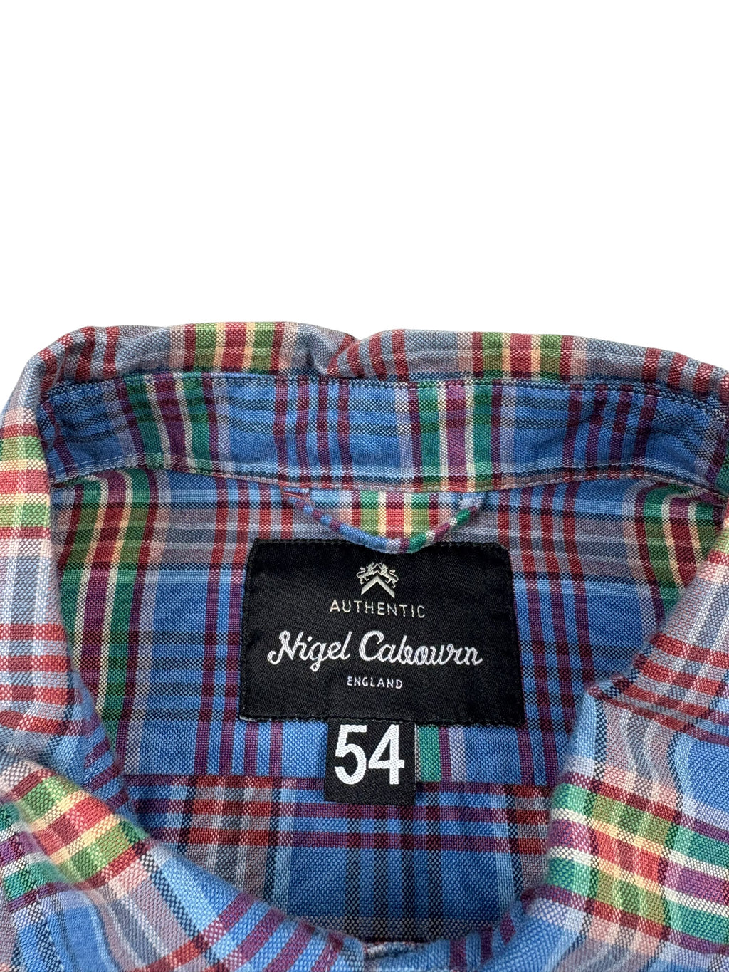 Nigel Cabourn Authentic Long Sleeve Checked Shirt