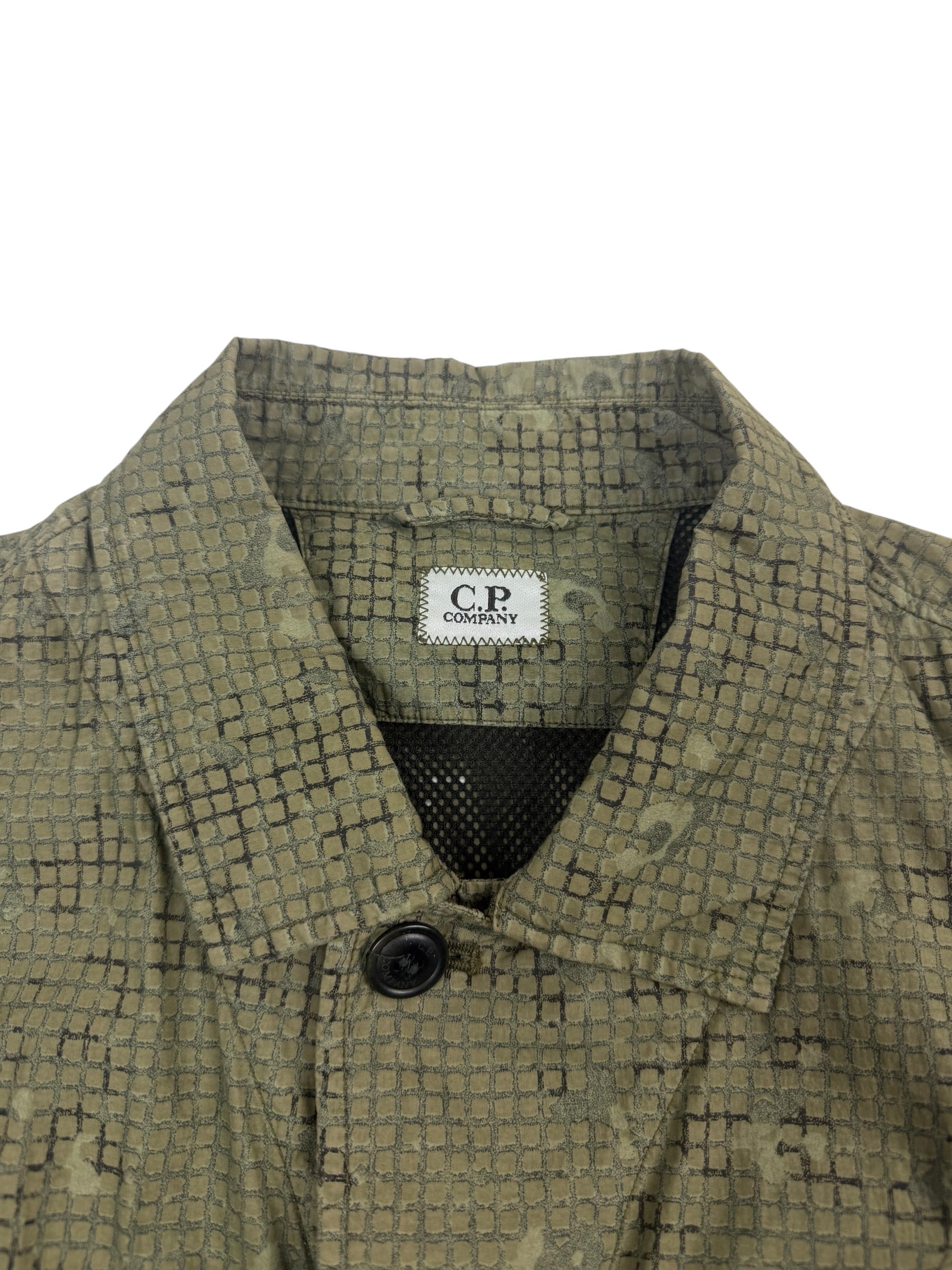 C.P Company Digi Camo Print Zip Overshirt