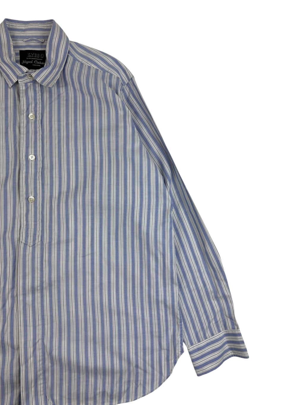 Nigel Cabourn Lybro Striped Work Shirt