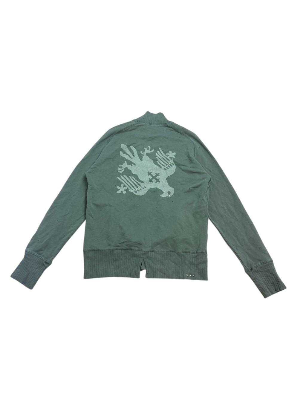 Fake London Genius 2000s Zip-Up Sweatshirt