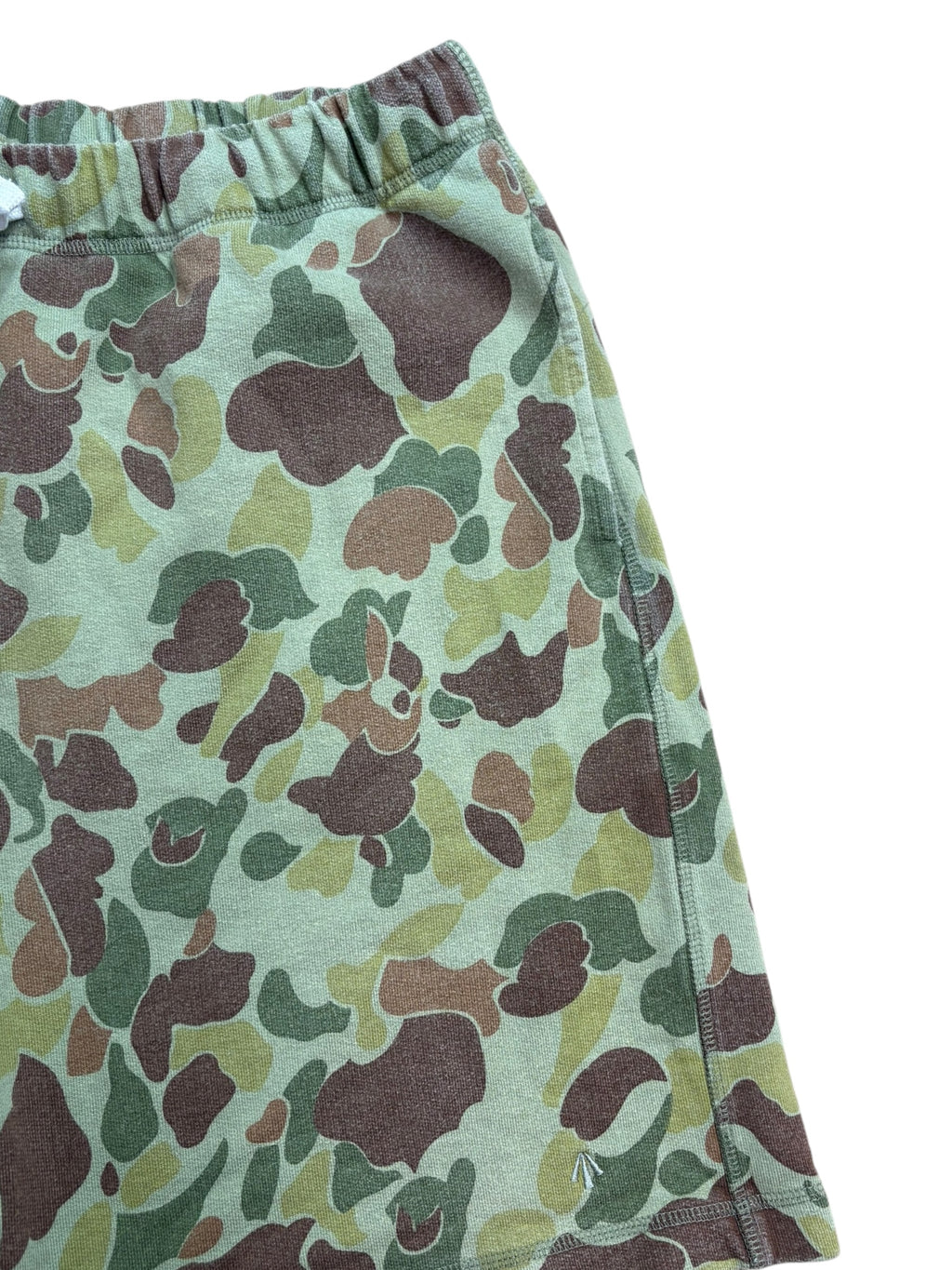 Nigel Cabourn Army Gym US Camo Drawstring Sweat Shorts