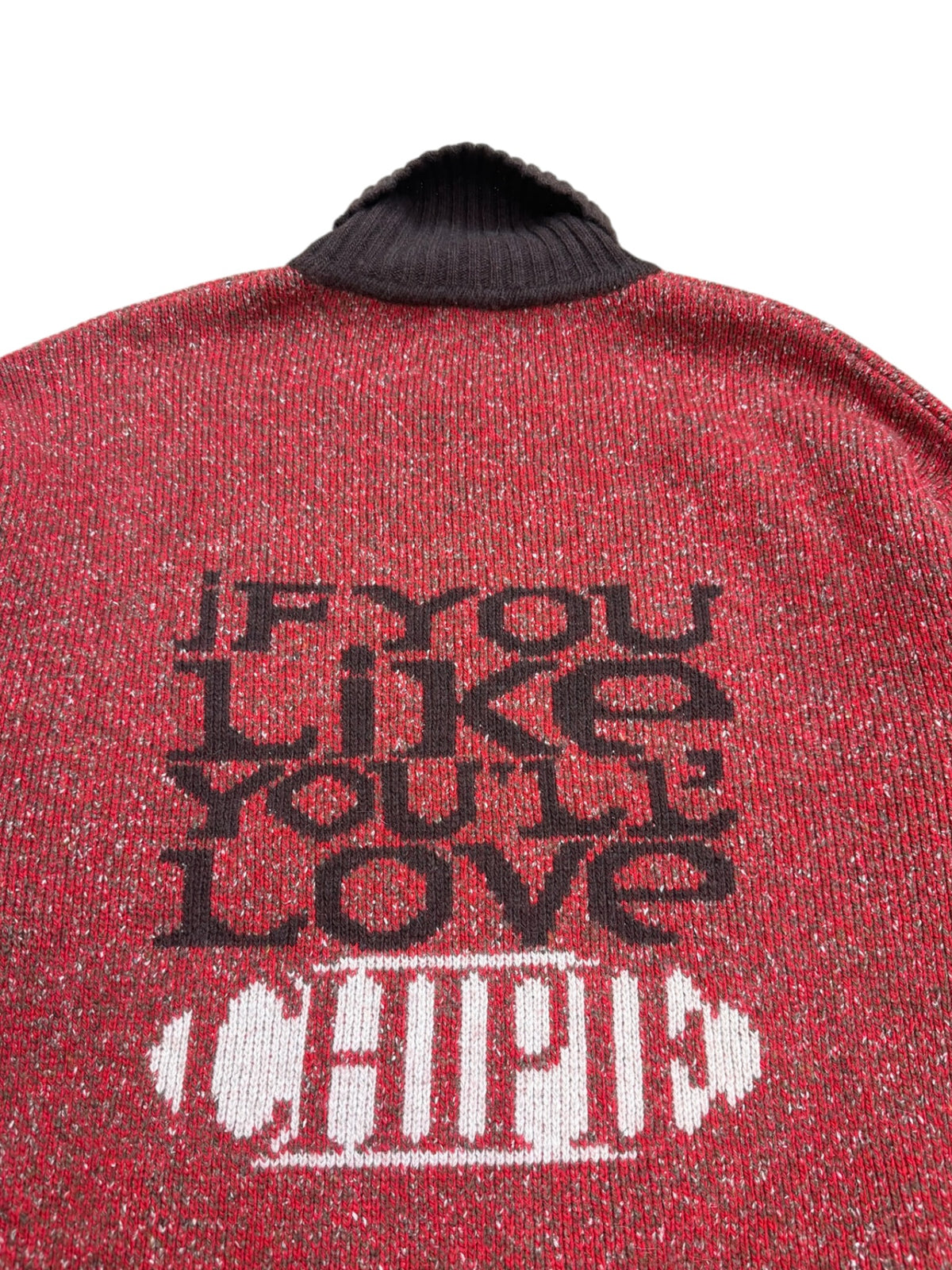 Chipie 90s Heavyweight Roll Neck Marled Knit