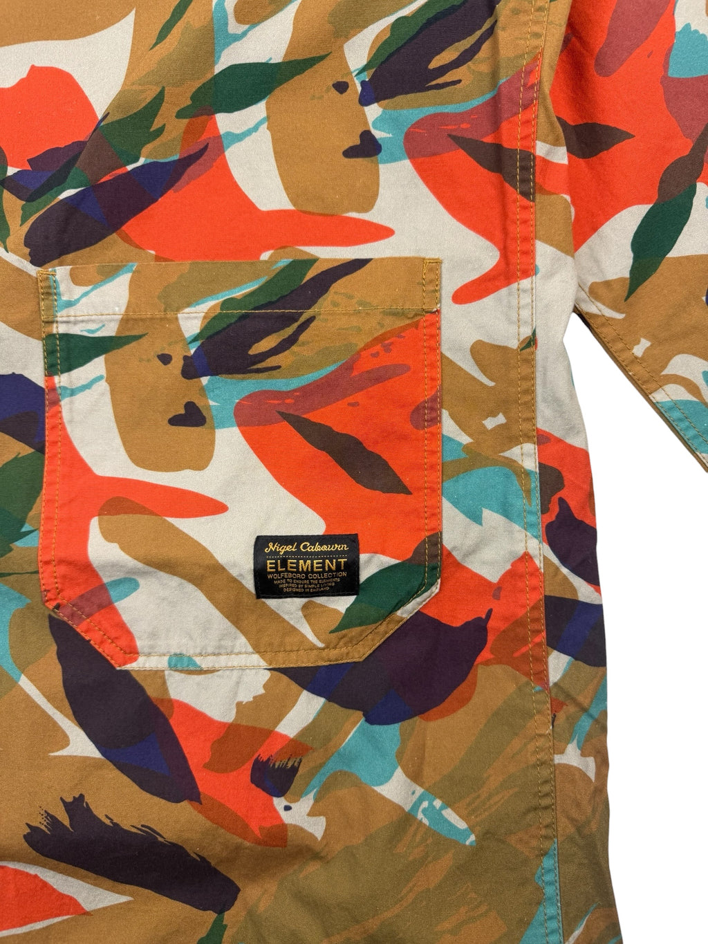 Nigel Cabourn Element Murray Long Reversible Camo Trench
