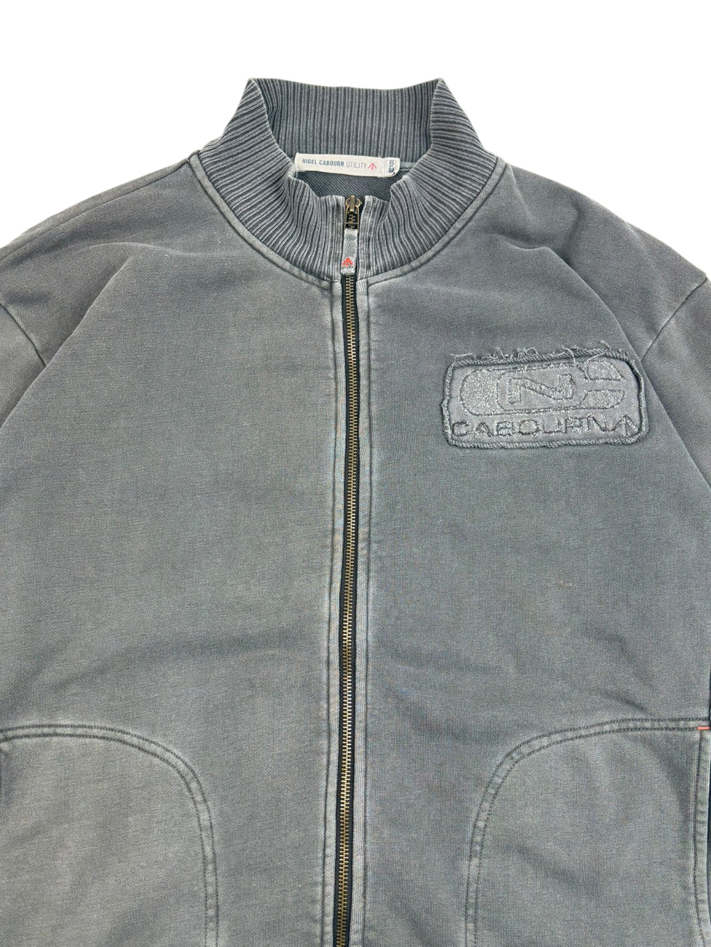 Nigel Cabourn Utility 2000s Ribbed Zip Up Jacket