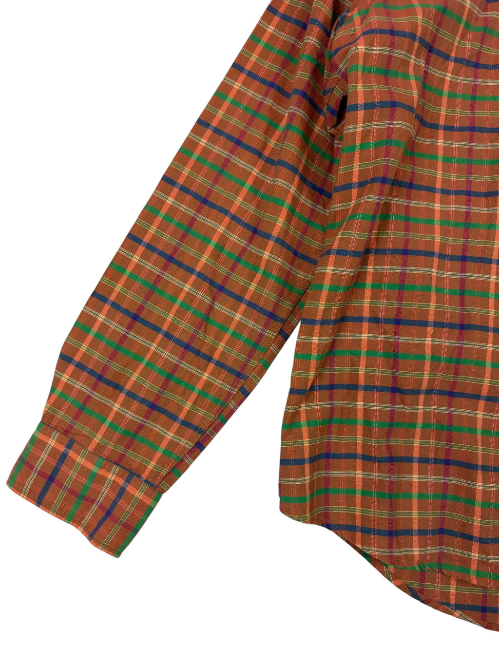 Nigel Cabourn Authentic Orange Check Shirt