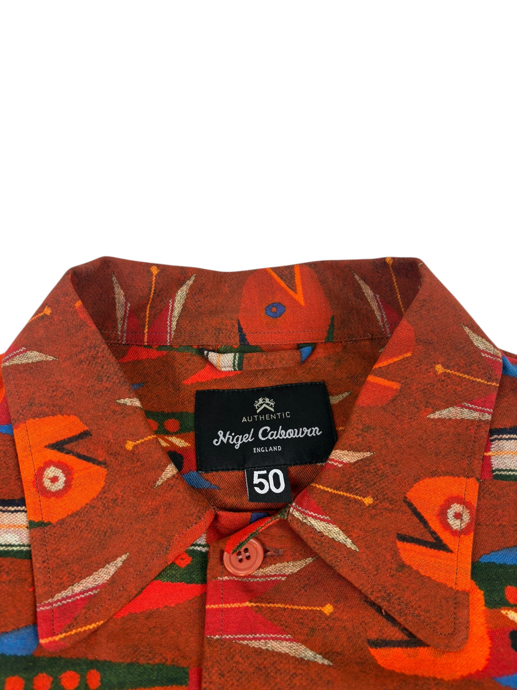 Nigel Cabourn Authentic Multi Fish Over Shirt