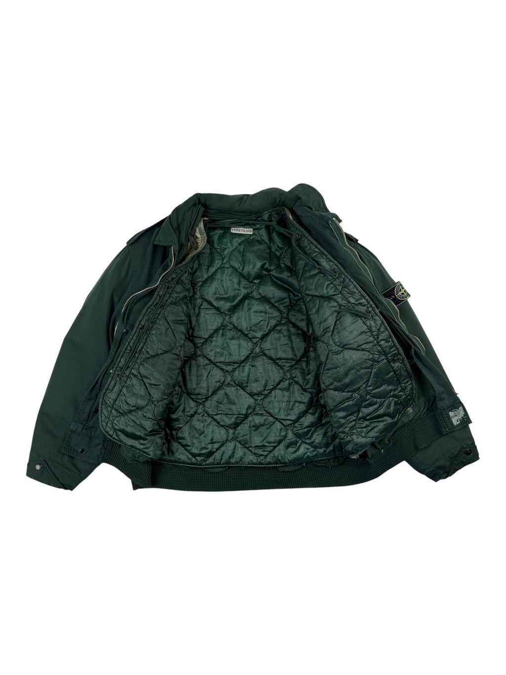 Stone Island 80s Raso Gommato Bomber Jacket
