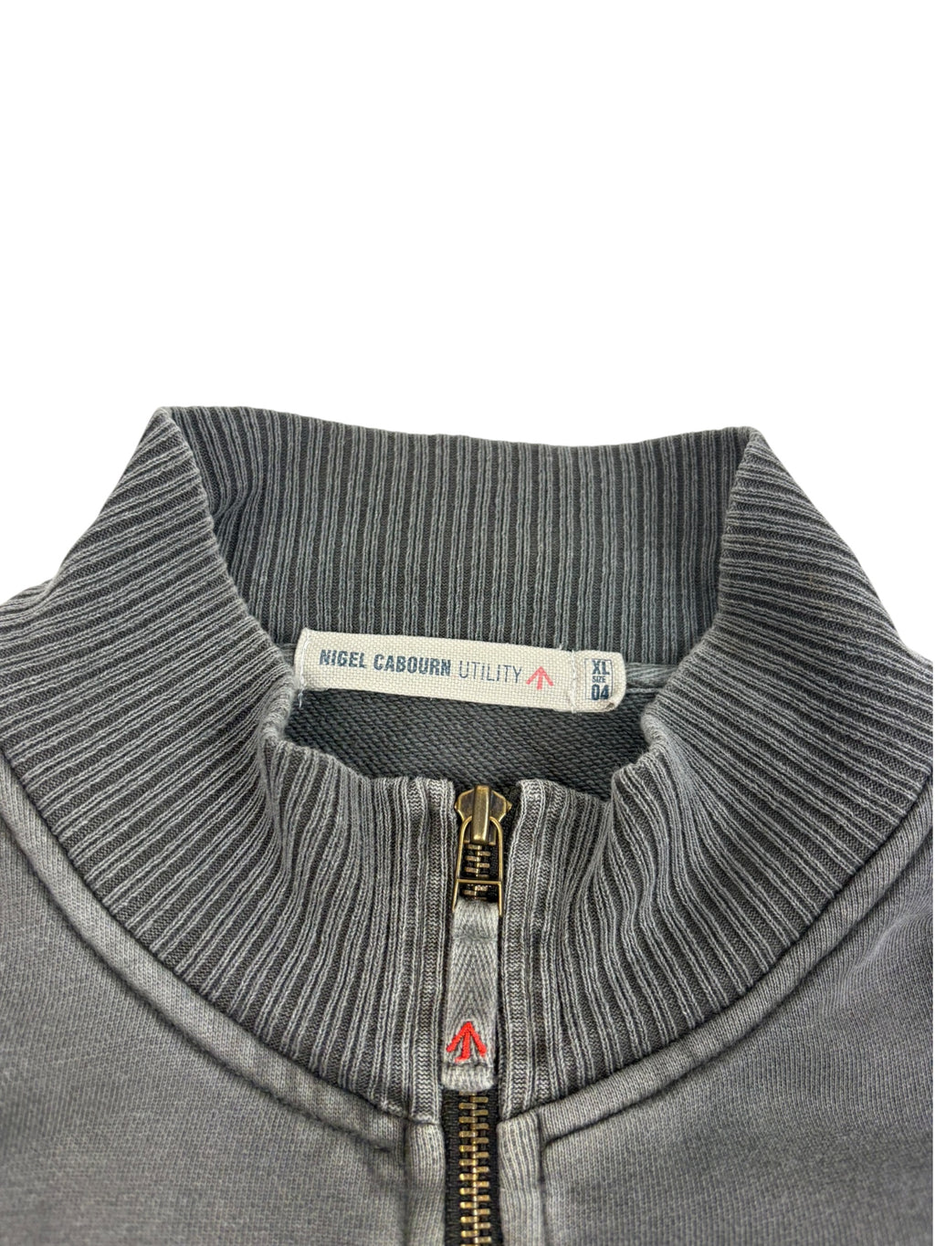Nigel Cabourn Utility 2000s Ribbed Zip Up Jacket