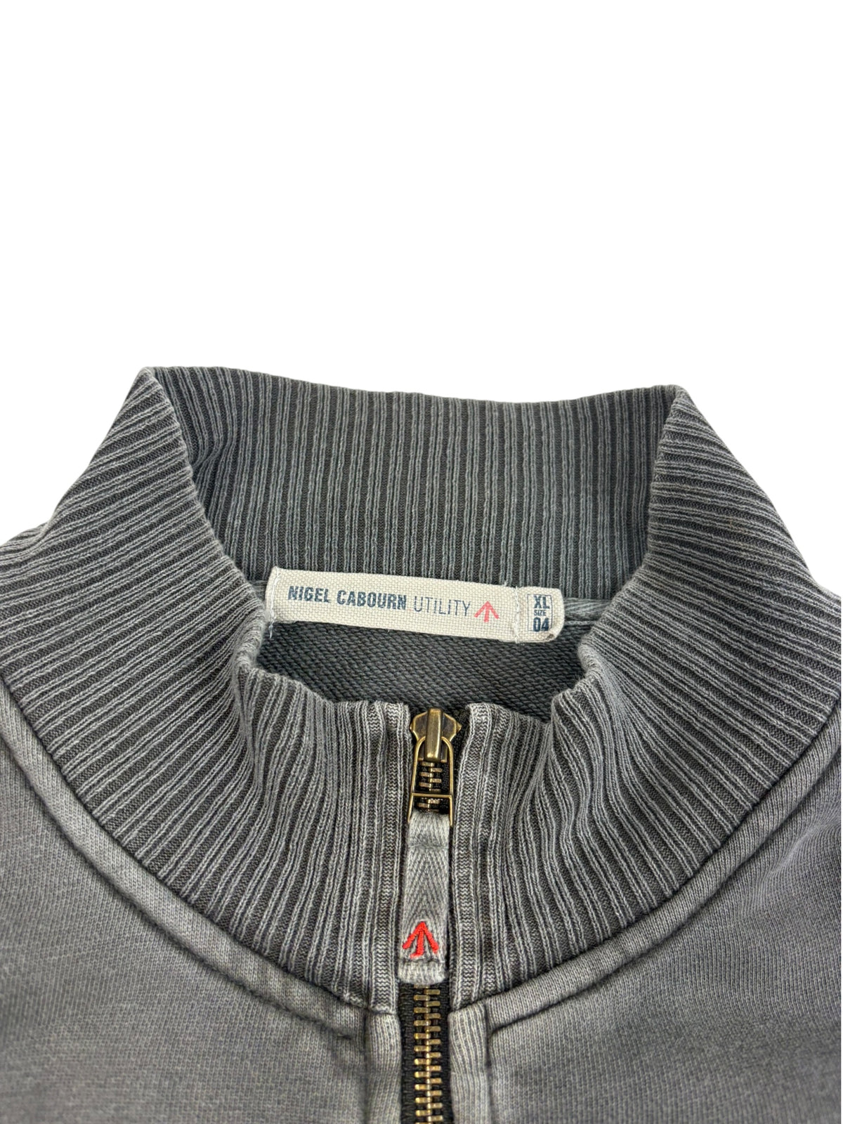 Nigel Cabourn Utility 2000s Ribbed Zip Up Jacket