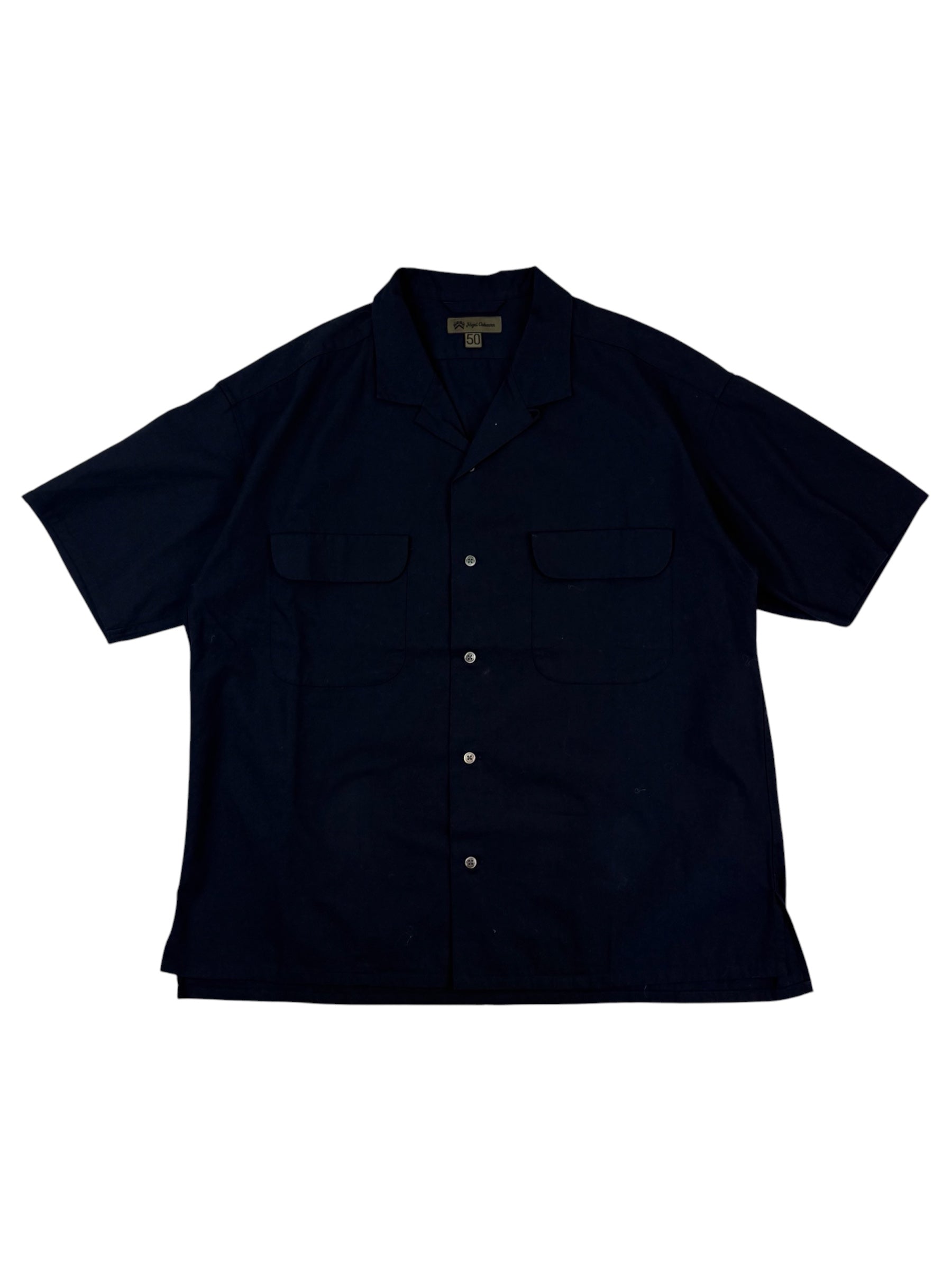Nigel Cabourn Mainline Open Collar Shirt