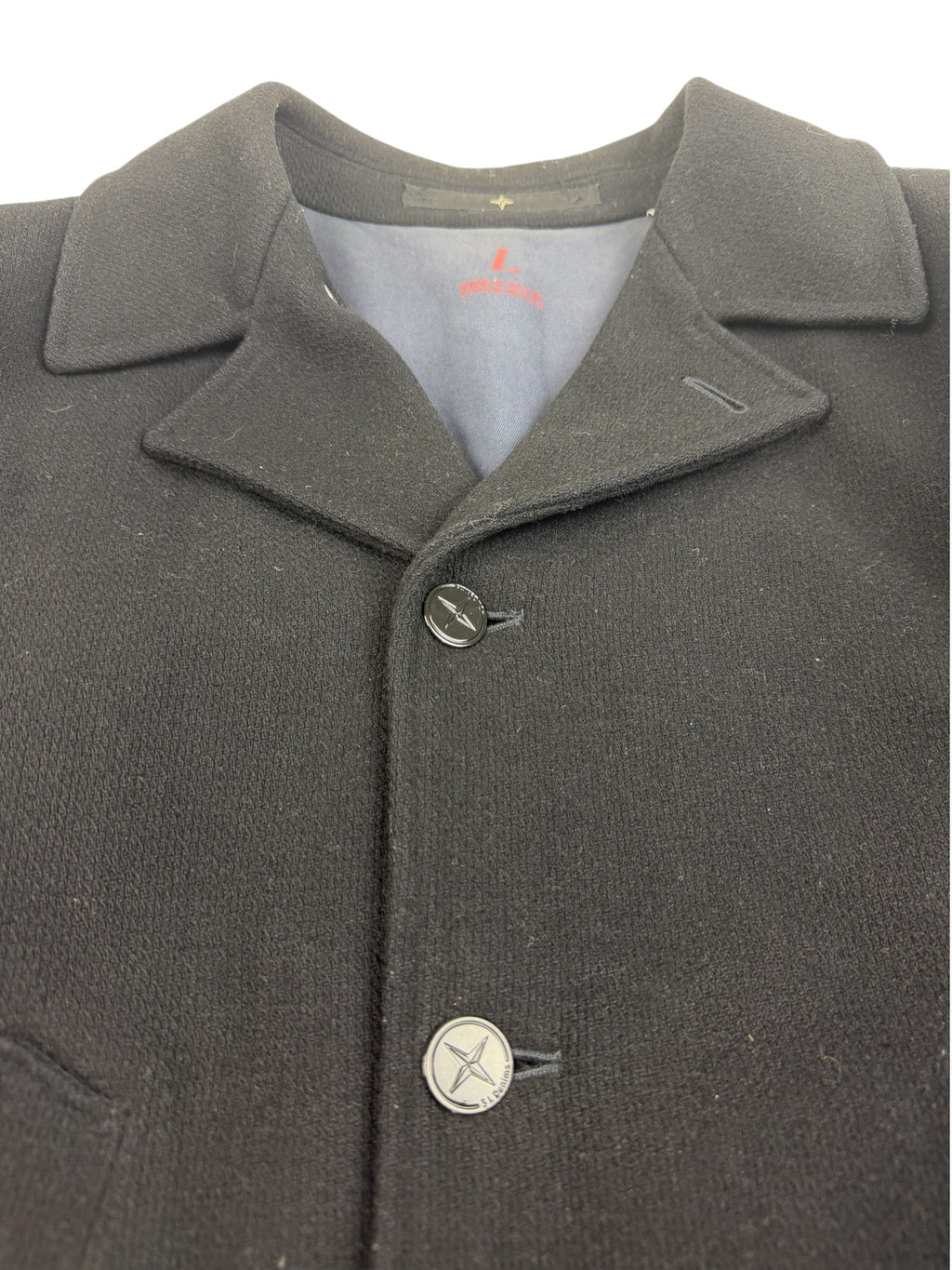 Stone Island Denims AW02 Double Breasted Pea Coat