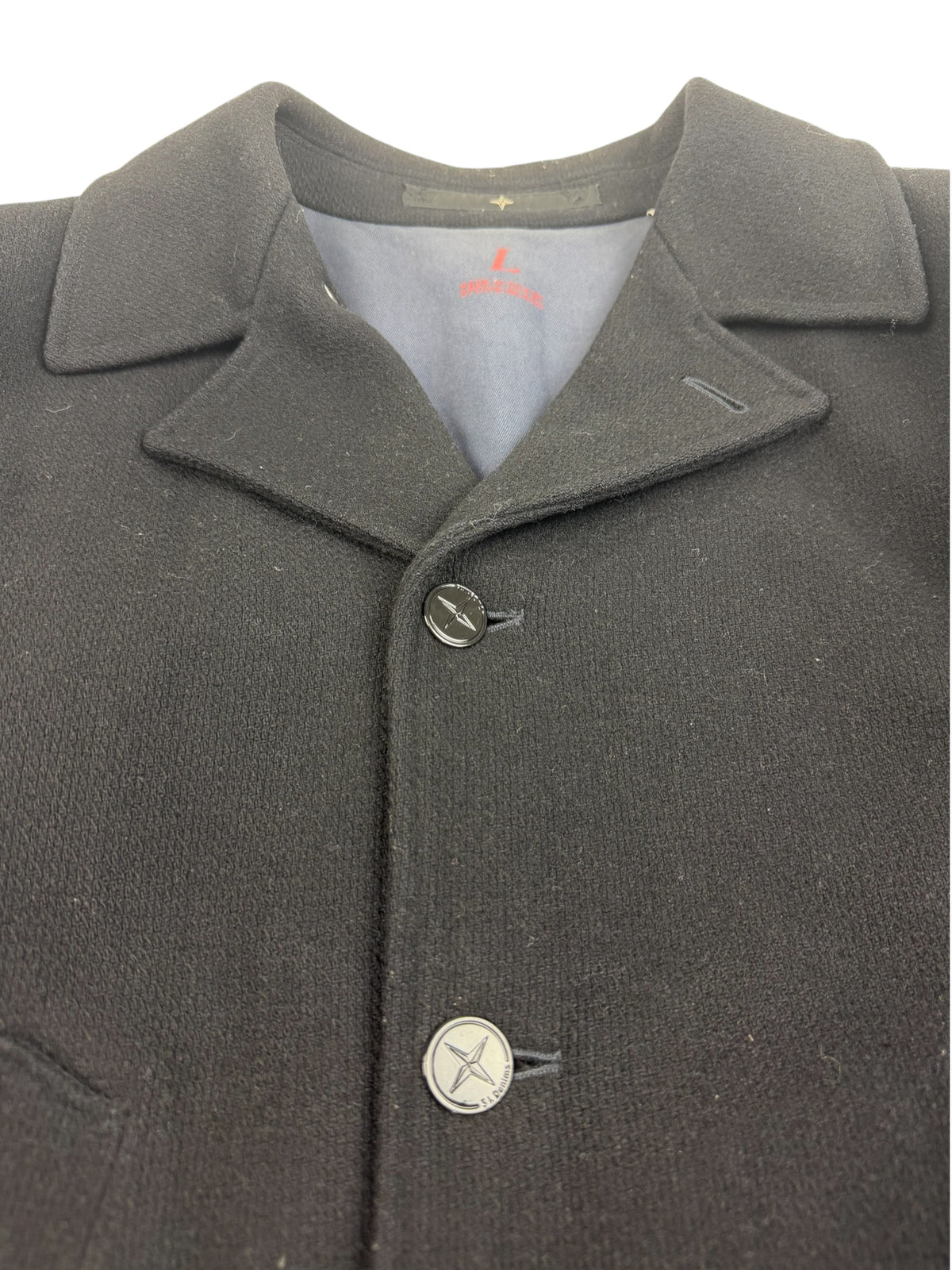 Stone Island Denims AW02 Double Breasted Pea Coat