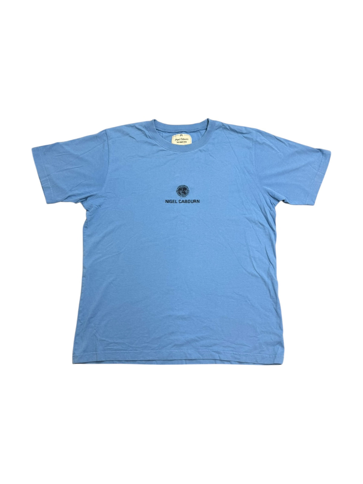 Nigel Cabourn Army Gym Globe Embroidered T-Shirt