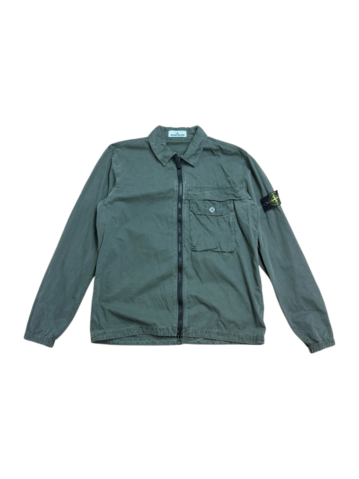 Stone Island Zip-Up Overshirt Jacket