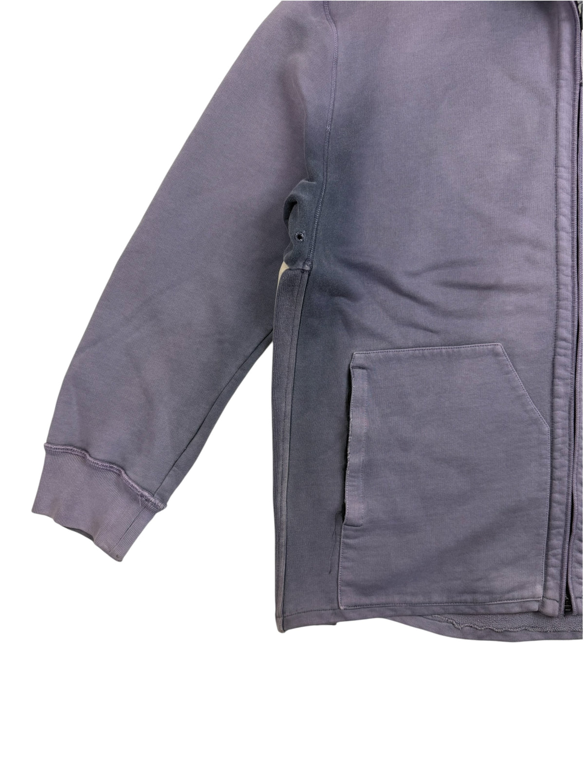 Stone Island SS96 Cotton Zipped Spellout Hoodie