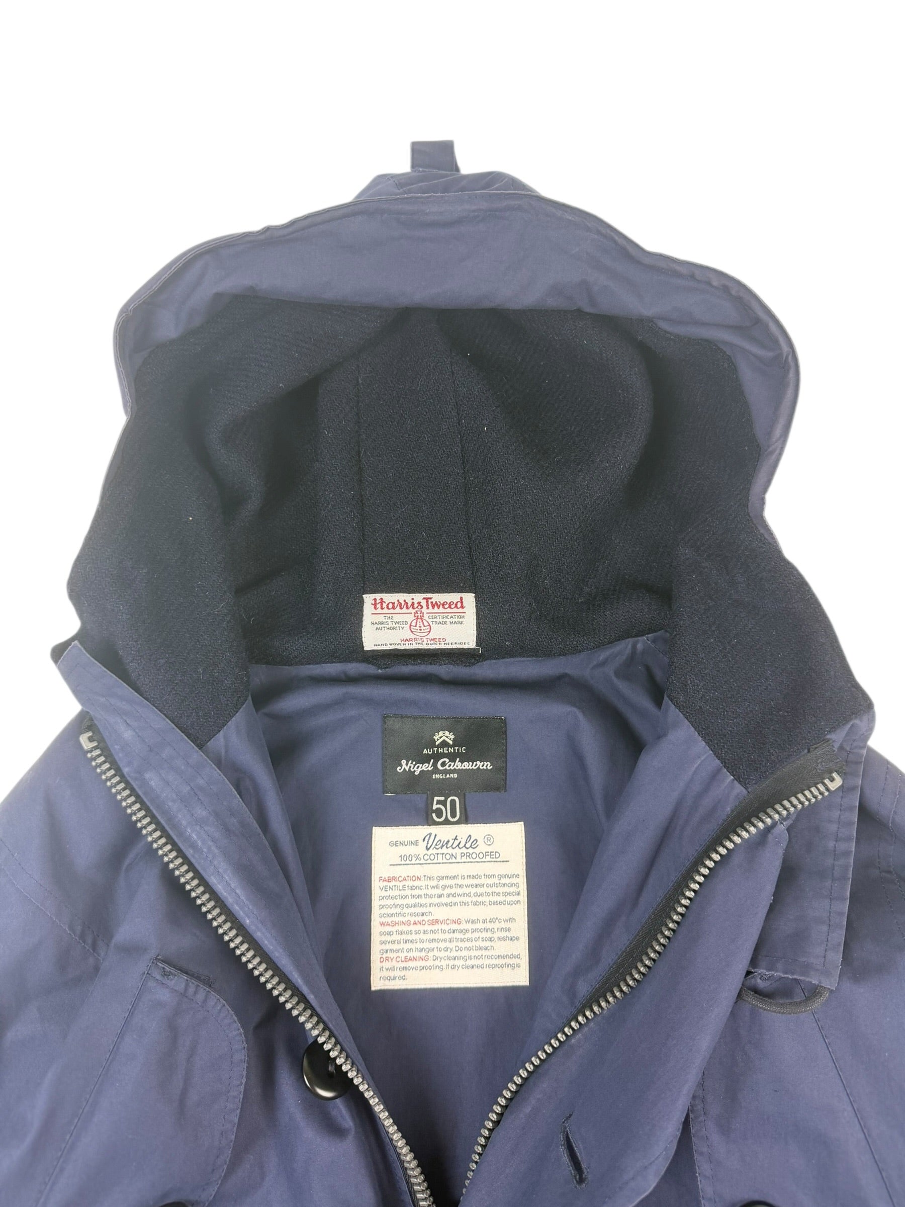 Nigel Cabourn Ventile / Harris Tweed Cold Weather Parka