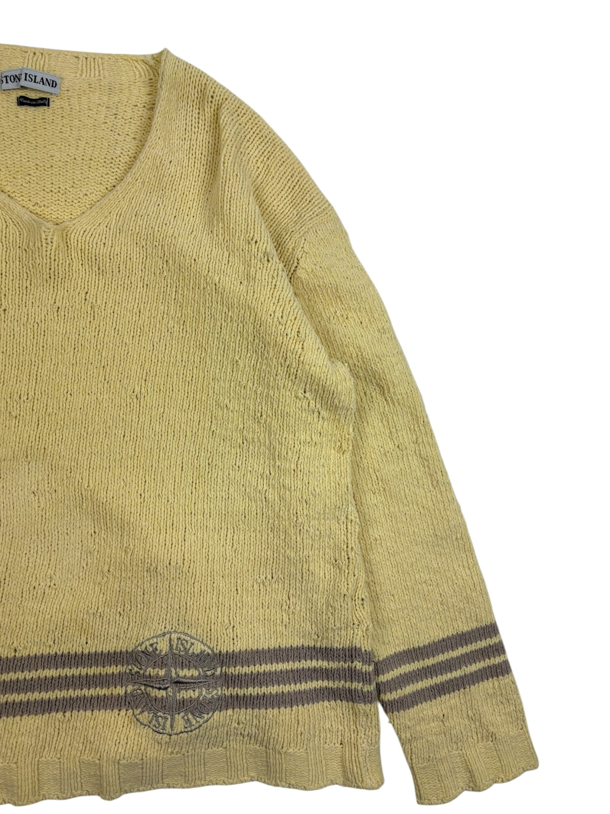 Stone Island SS96 Boat Neck Naval Knit Jumper