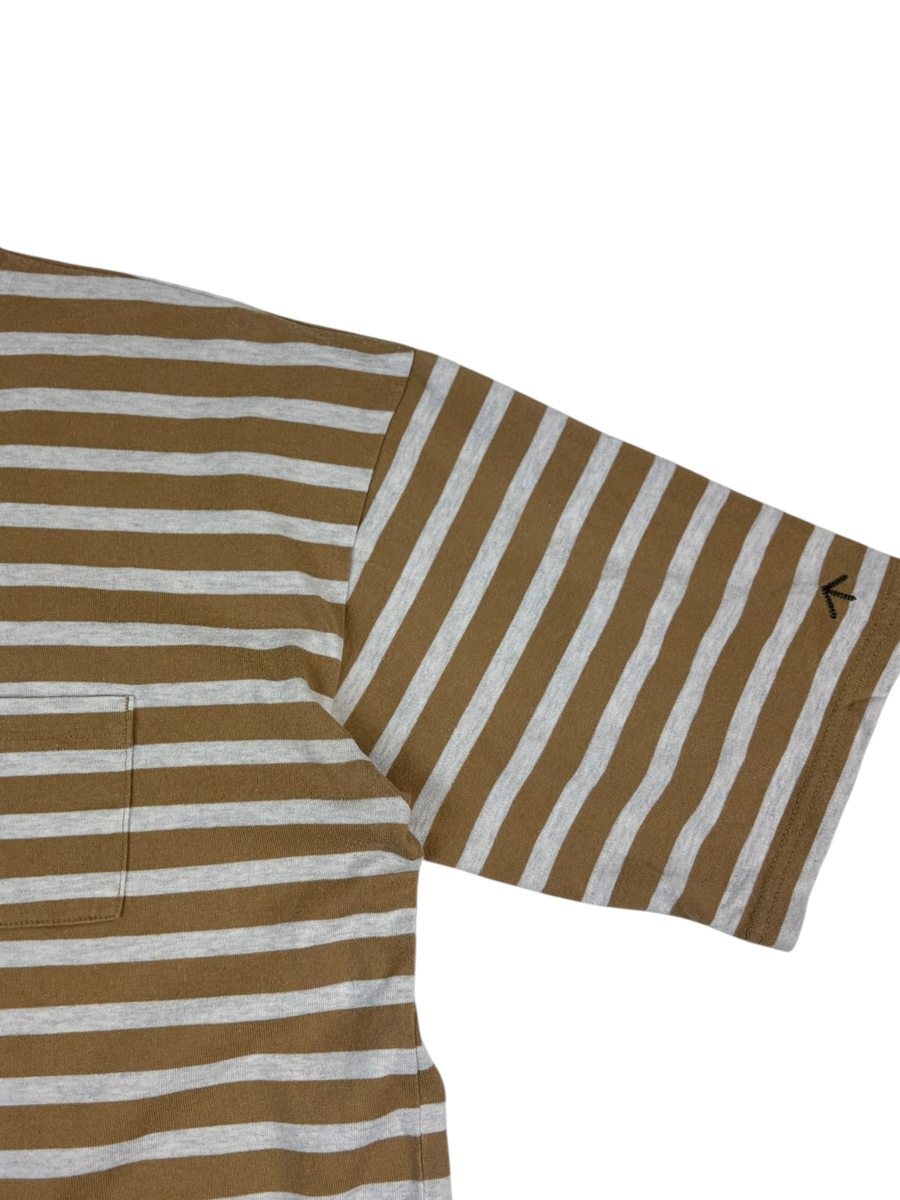 Nigel Cabourn Mainline Striped Pocket T-Shirt