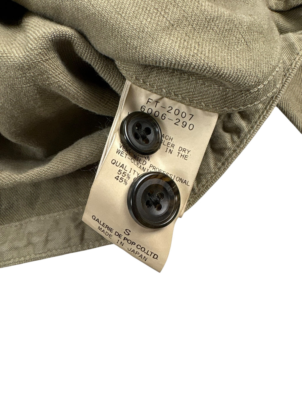 Sage De Cret Lawn Cloth Work Shirt Jacket
