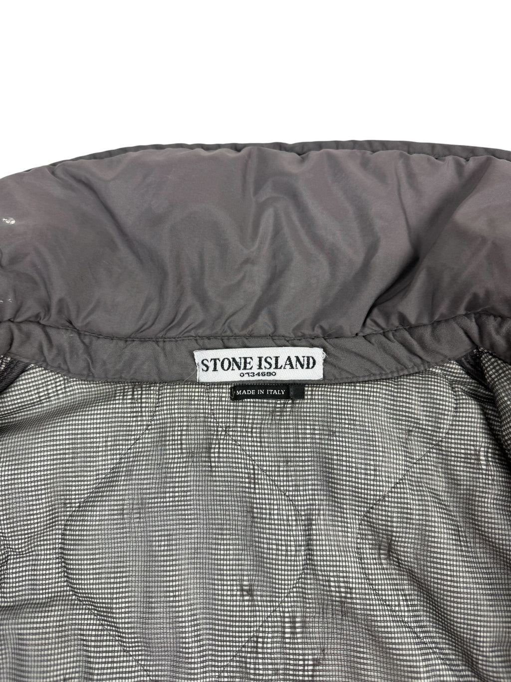 Stone Island AW03 Nylon Metal Zip Quilted Jacket