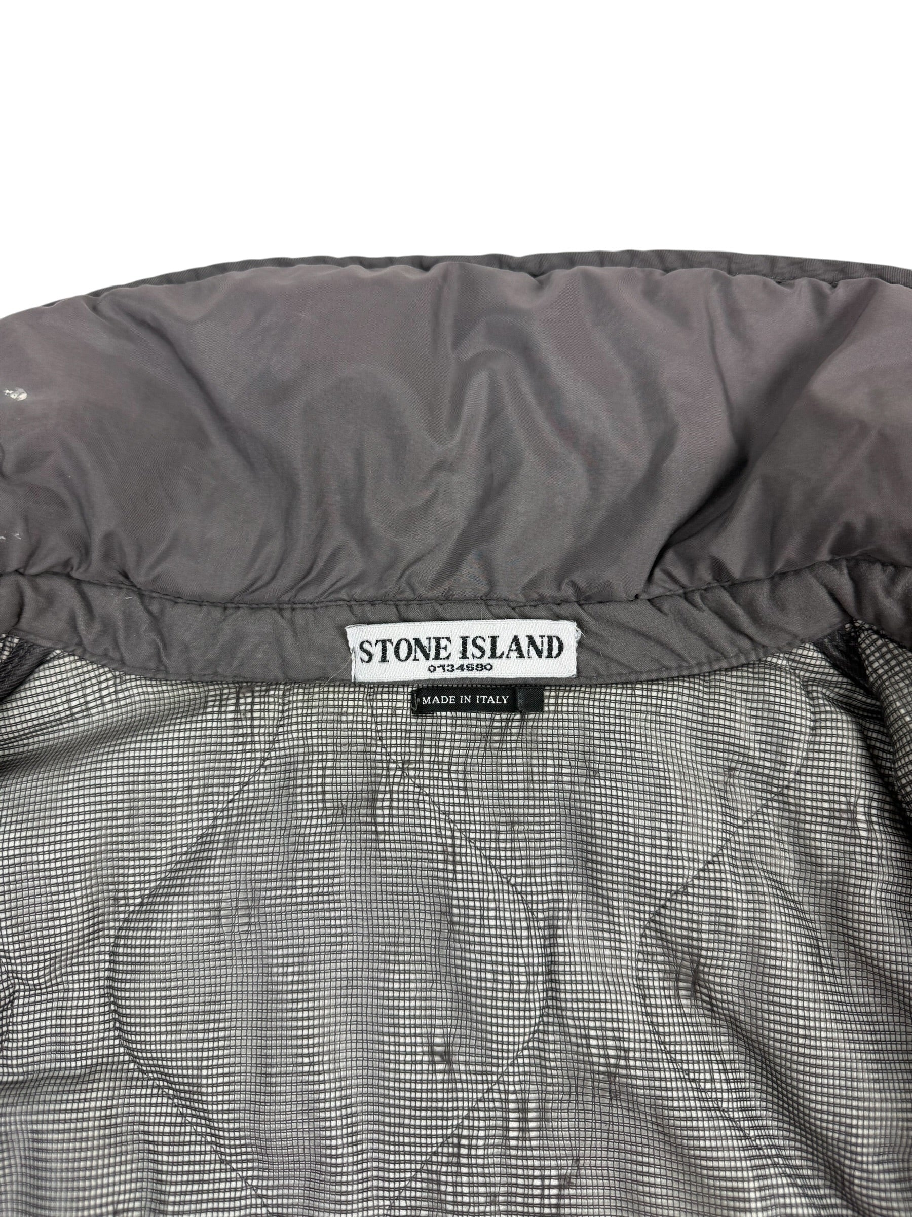 Stone Island AW03 Nylon Metal Zip Quilted Jacket