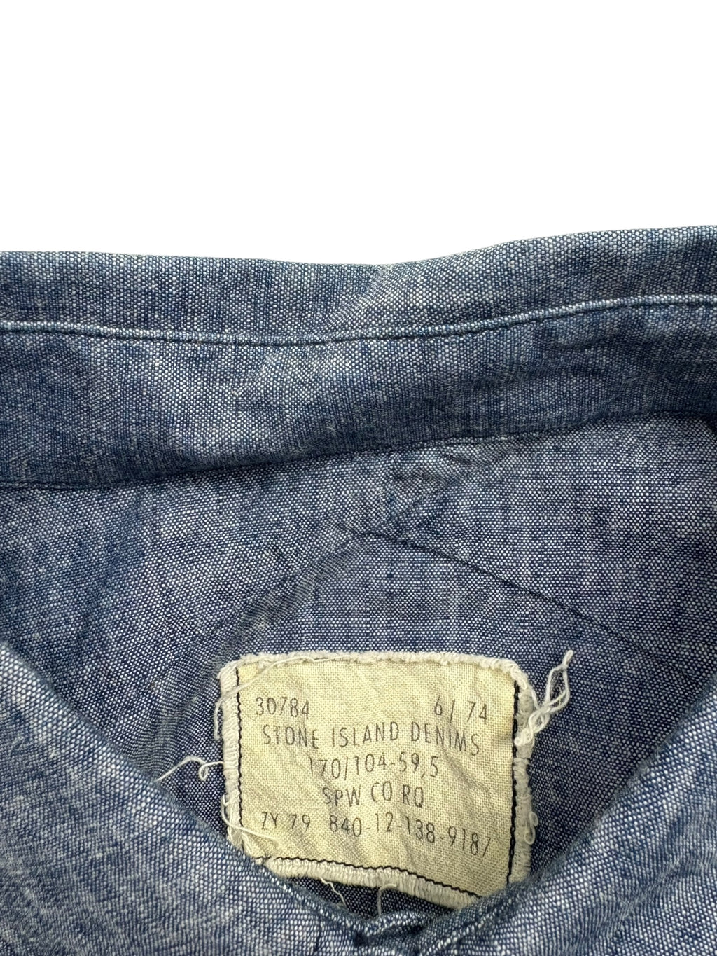Stone Island Denims AW07 Chambray Shirt