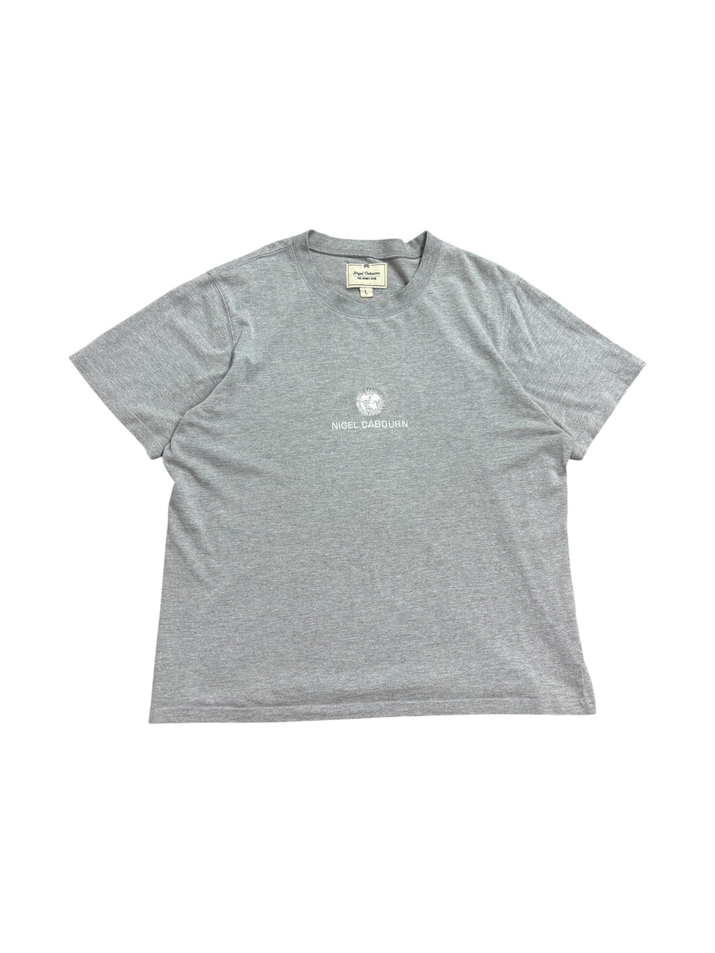 Nigel Cabourn Army Gym Globe Embroidered T-Shirt