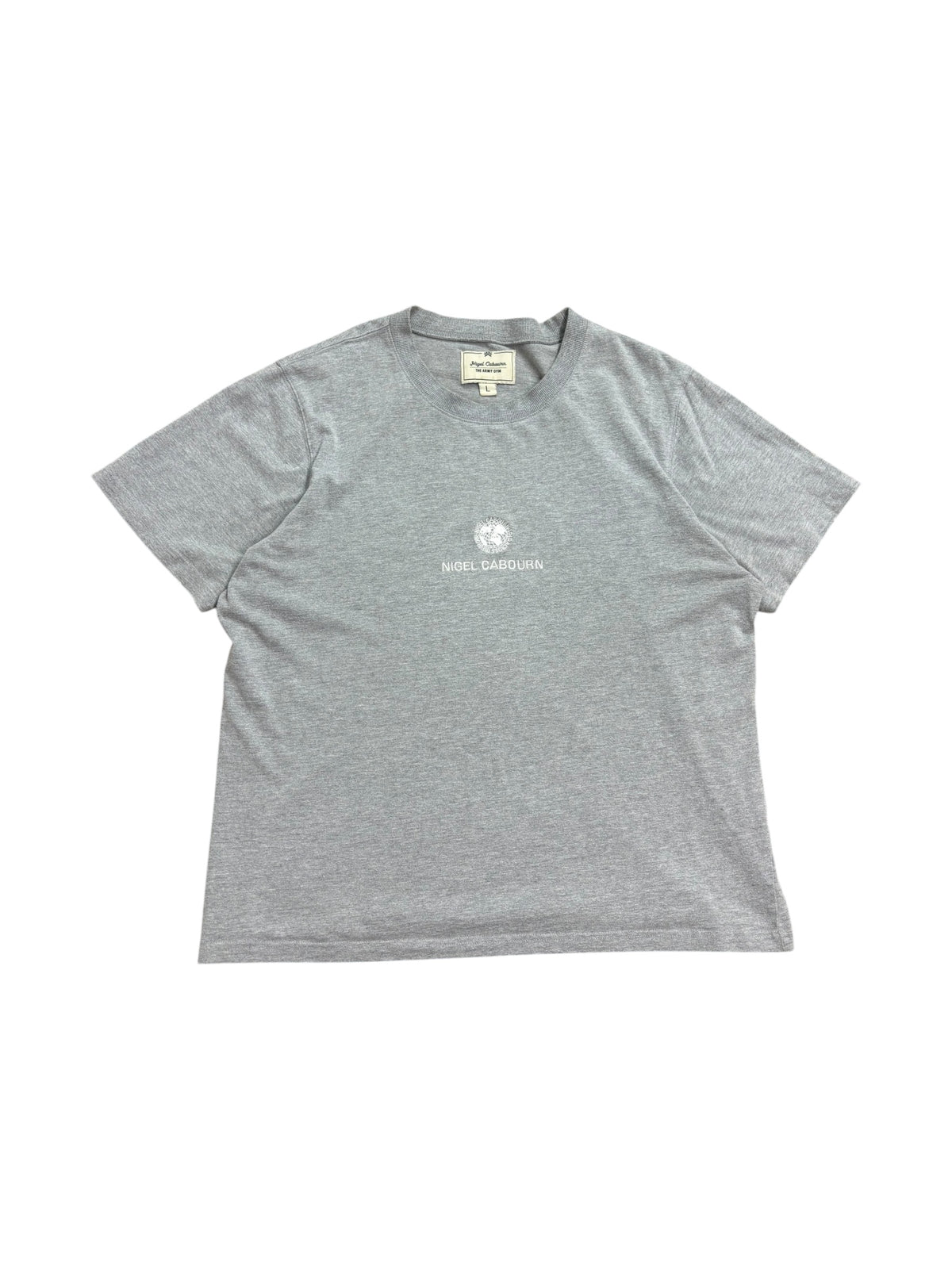 Nigel Cabourn Army Gym Globe Embroidered T-Shirt
