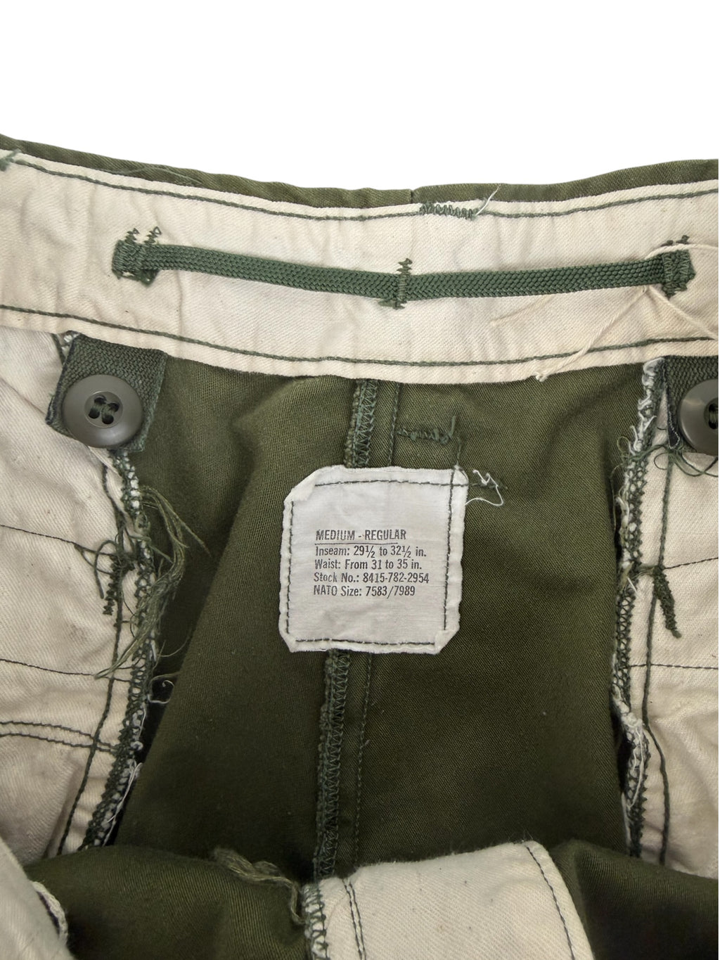 Cold Weather 1970s Military Pants