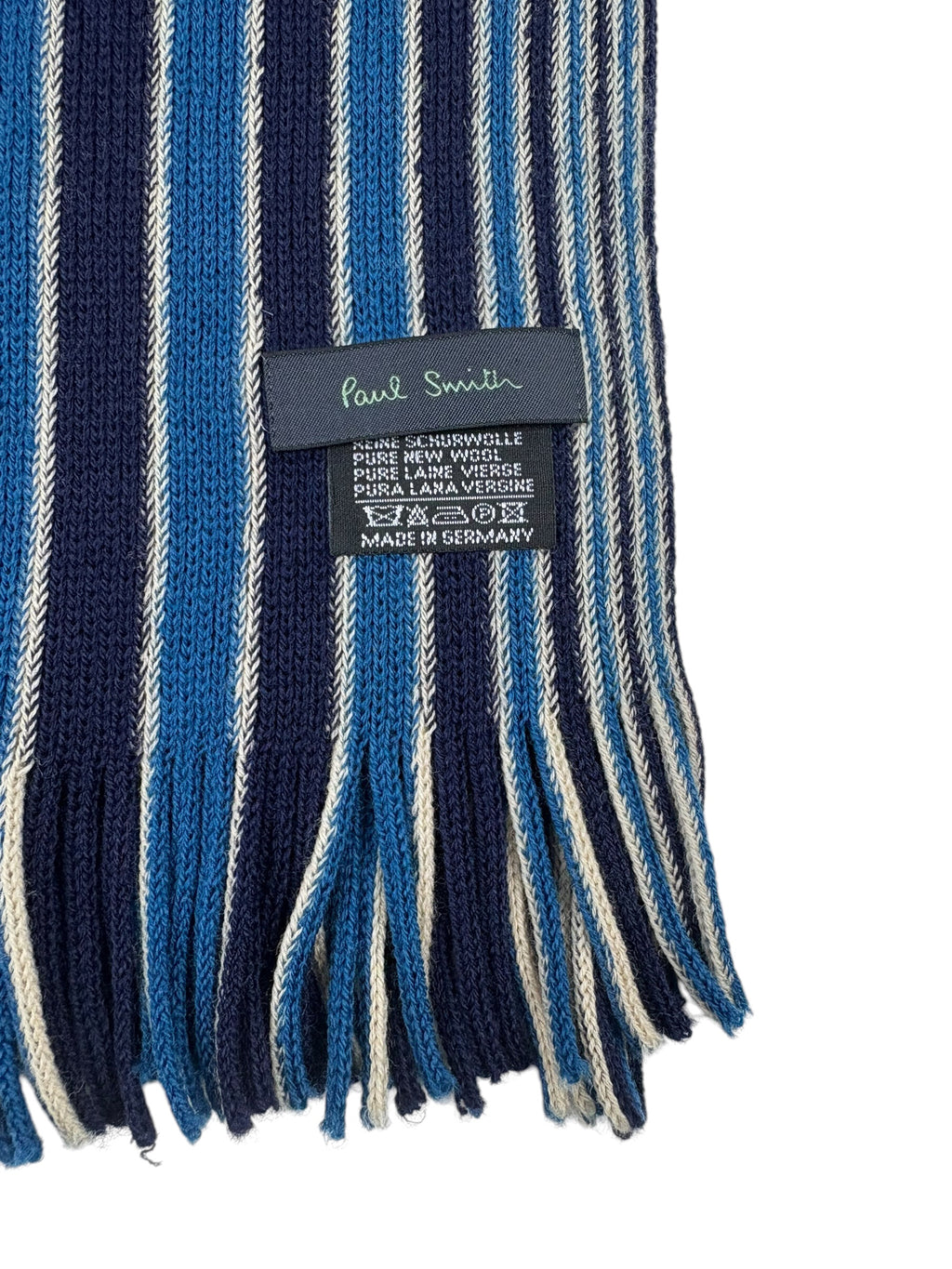 Paul Smith Tonal Stripe Wool Scarf