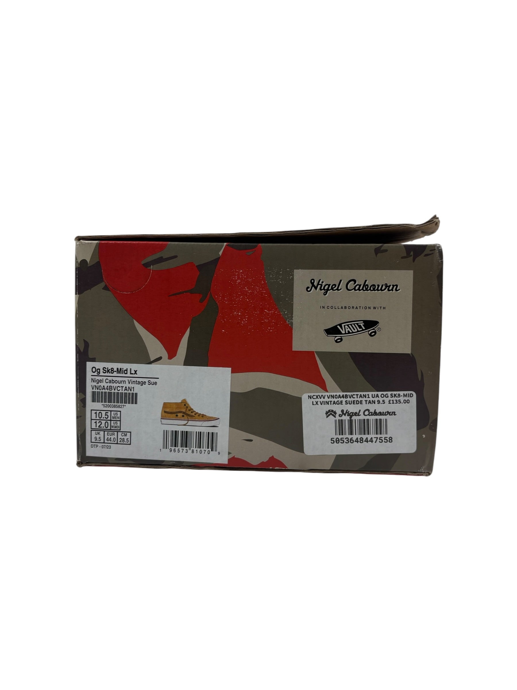 Nigel Cabourn x Vans Vault OG SK8-Mid LX Vintage Suede Sneakers