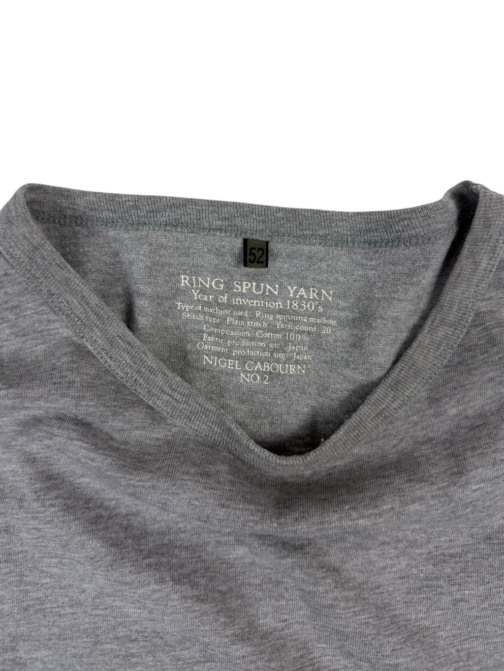 Nigel Cabourn Mainline Vortex Spun Yarn T-Shirt