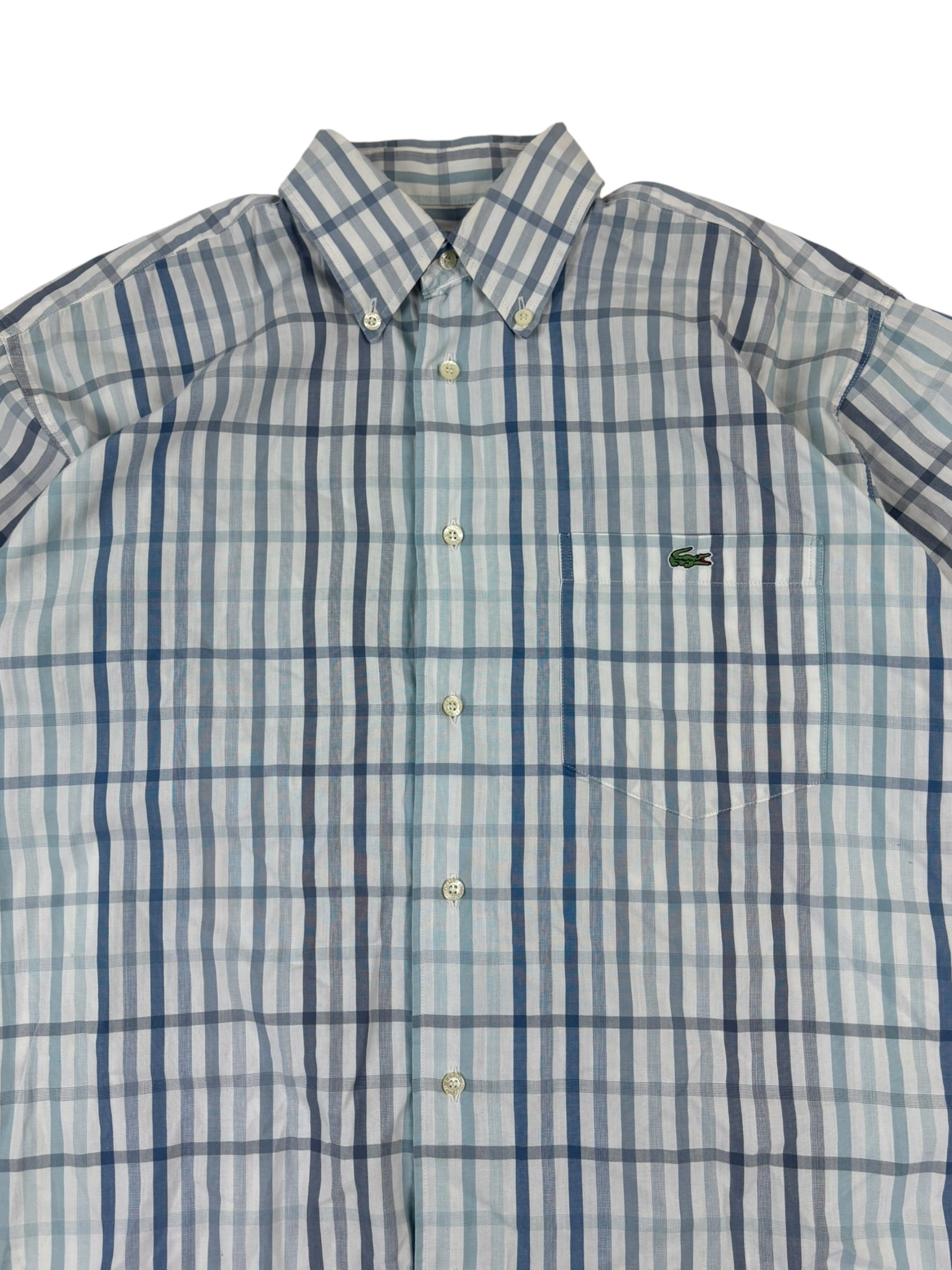 Lacoste 90s Short Sleeve Checkered Shirt