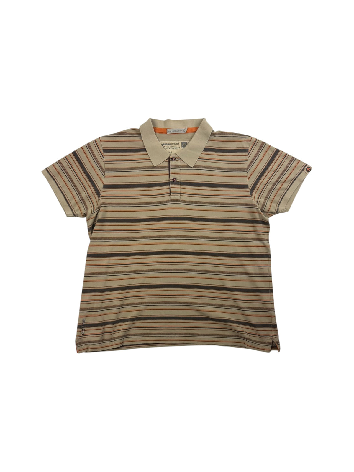 Nigel Cabourn Utility 2000’s Striped Polo Shirt