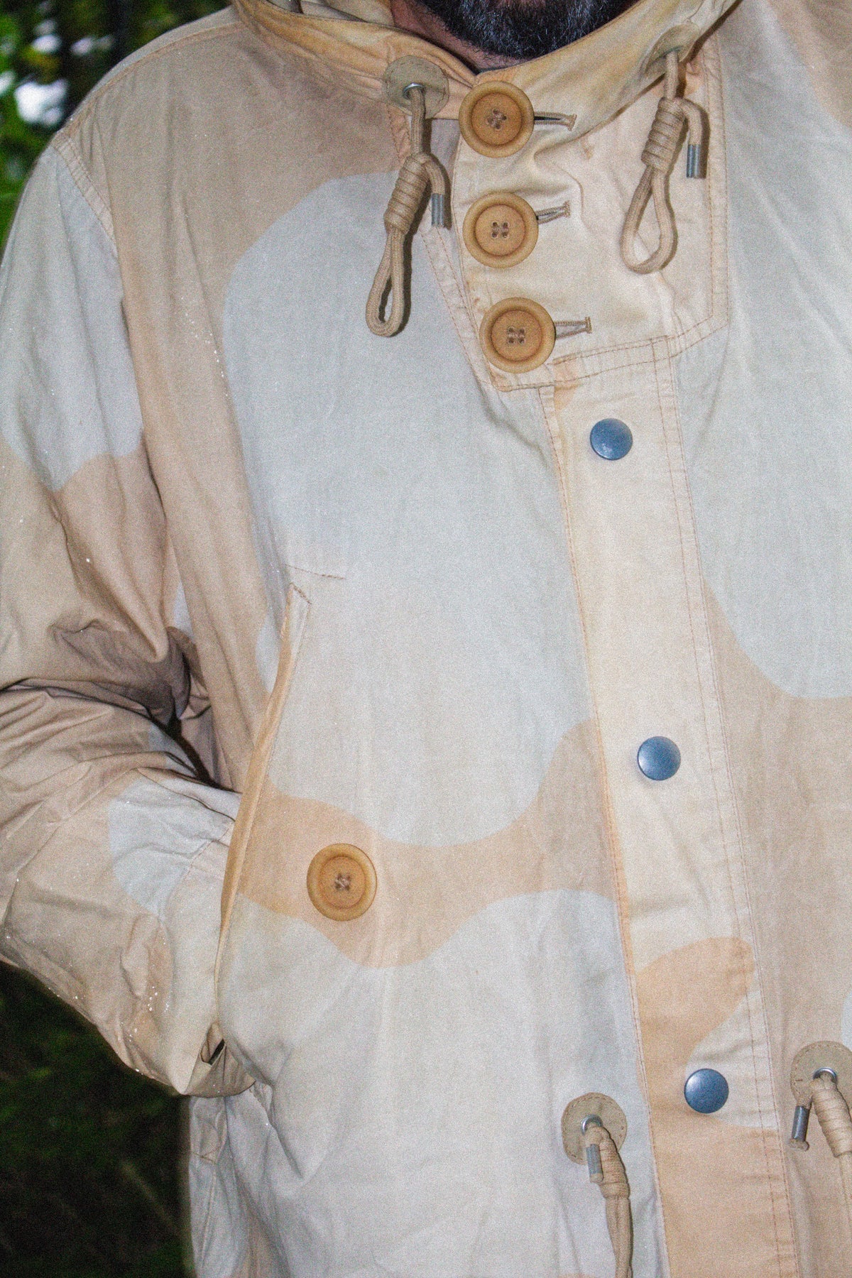 Nigel Cabourn Authentic Cloud Camo Naval Parka