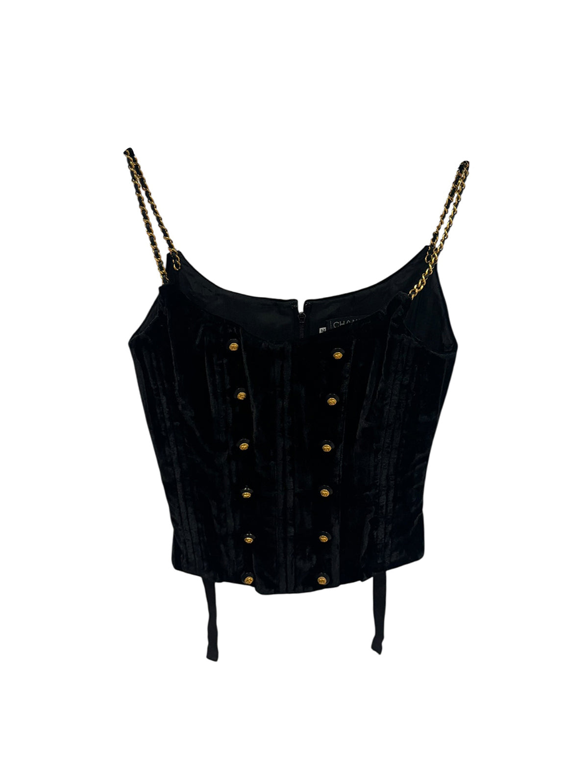 Chanel FW / 1993 Velvet Corset