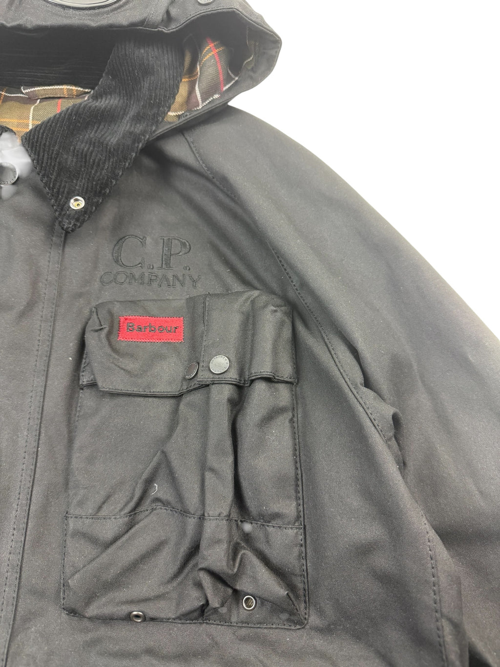Barbour x C.P. Company Creel Waxed Goggle Jacket