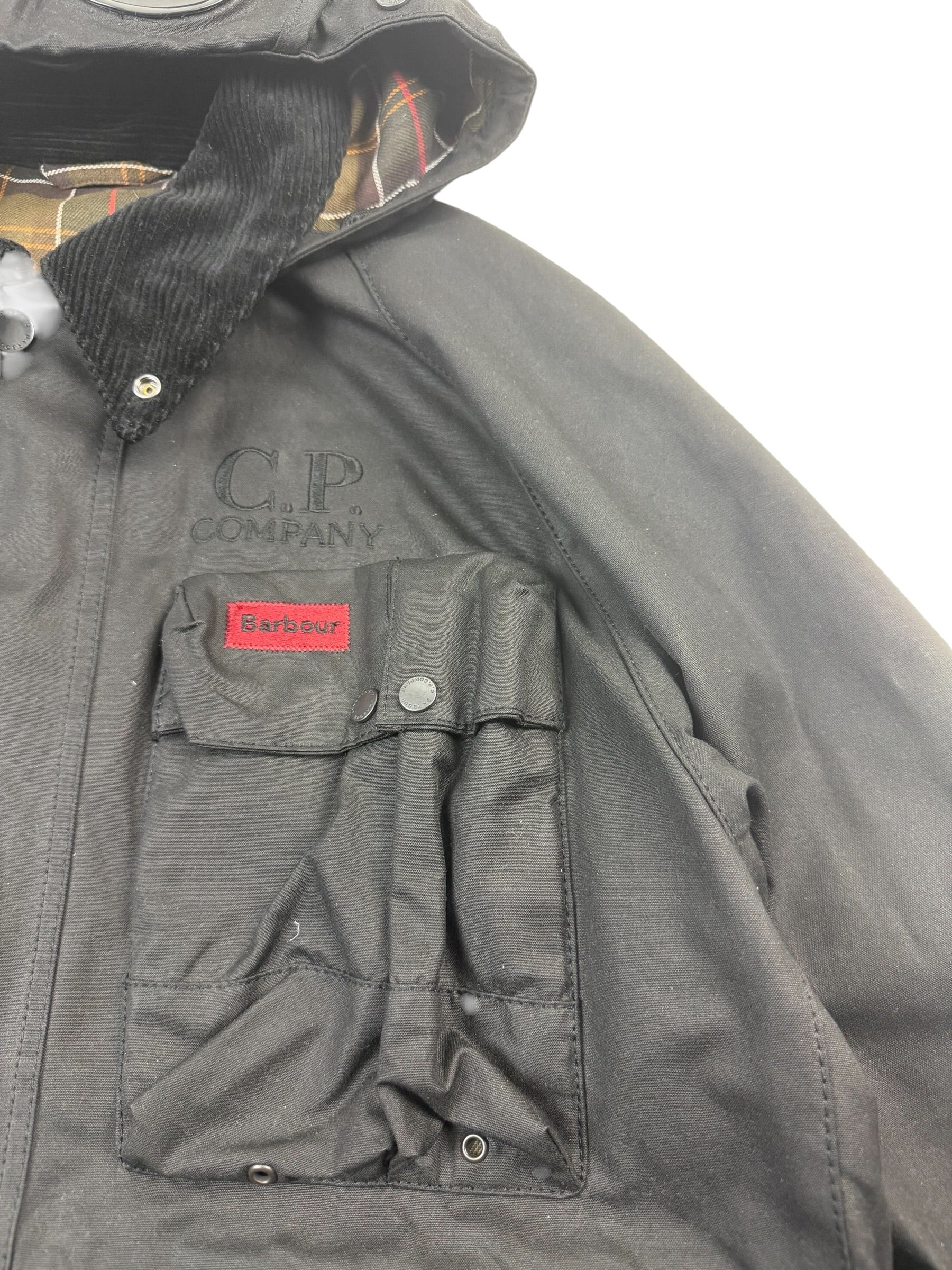 Barbour x C.P. Company Creel Waxed Goggle Jacket