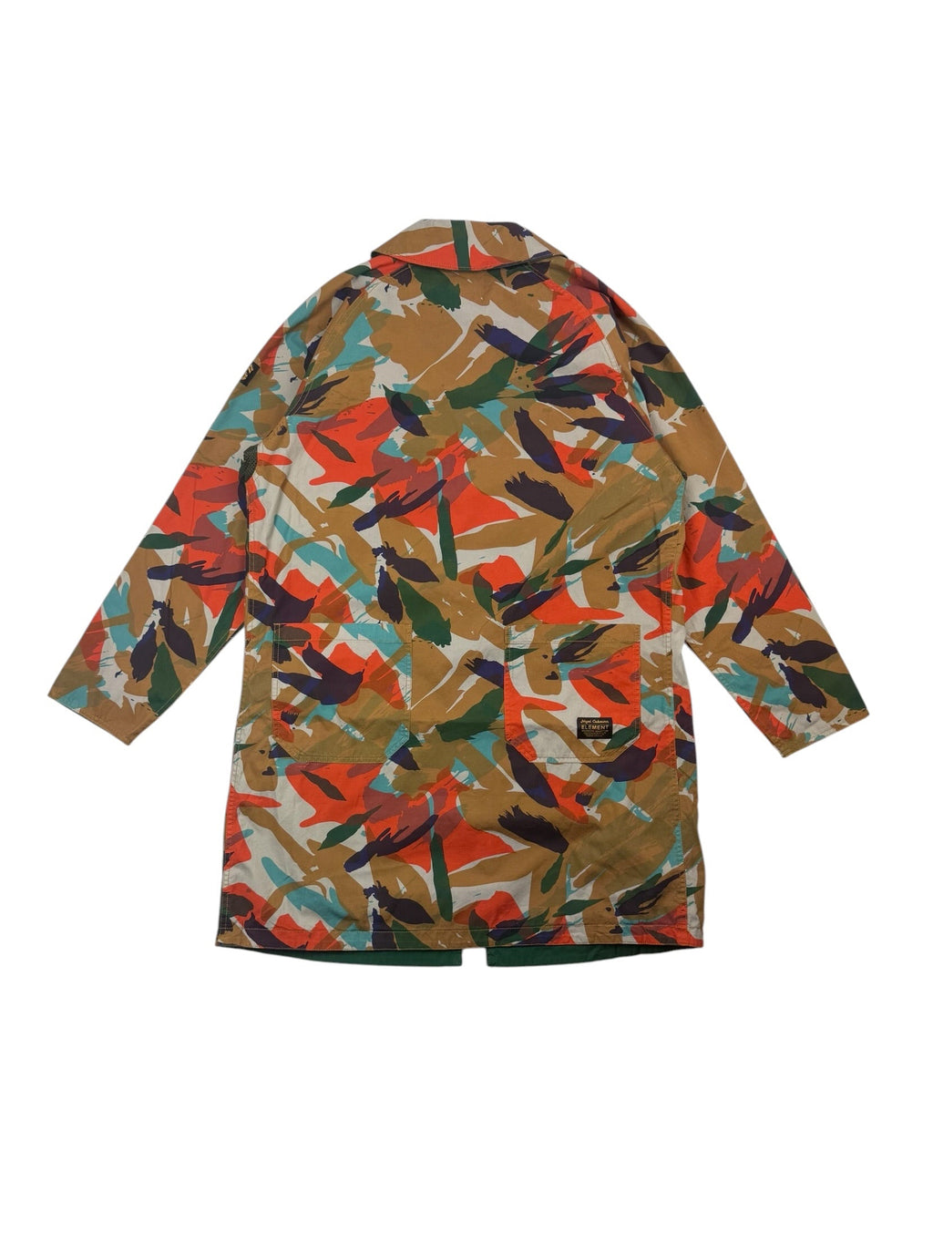 Nigel Cabourn Element Murray Long Reversible Camo Trench