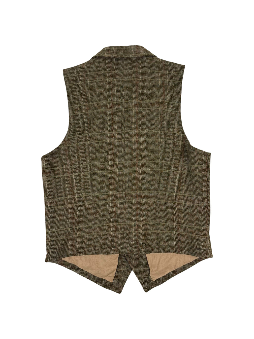 Nigel Cabourn Authentic Harris Tweed Lapel Waistcoat